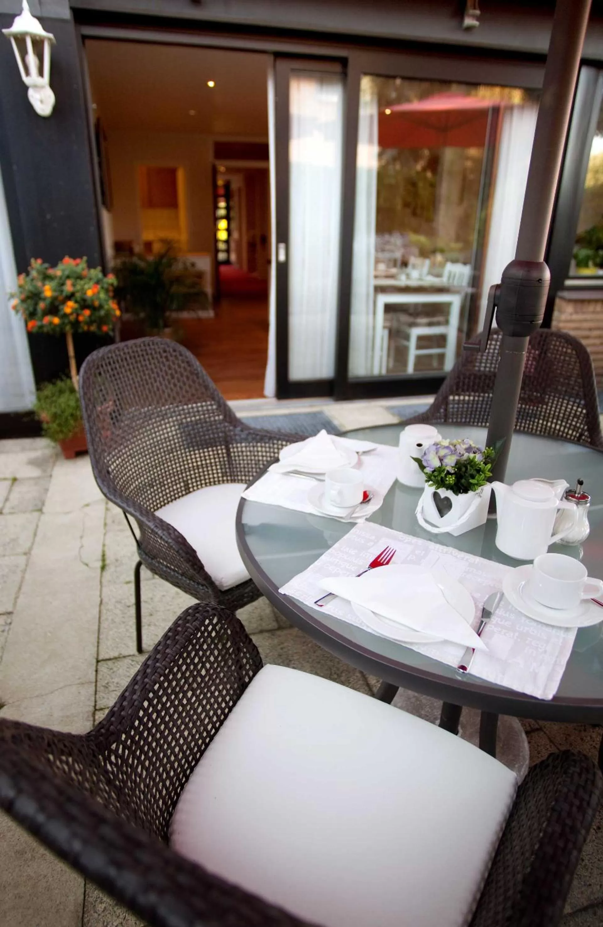 Garden in Hotel Rosmarin