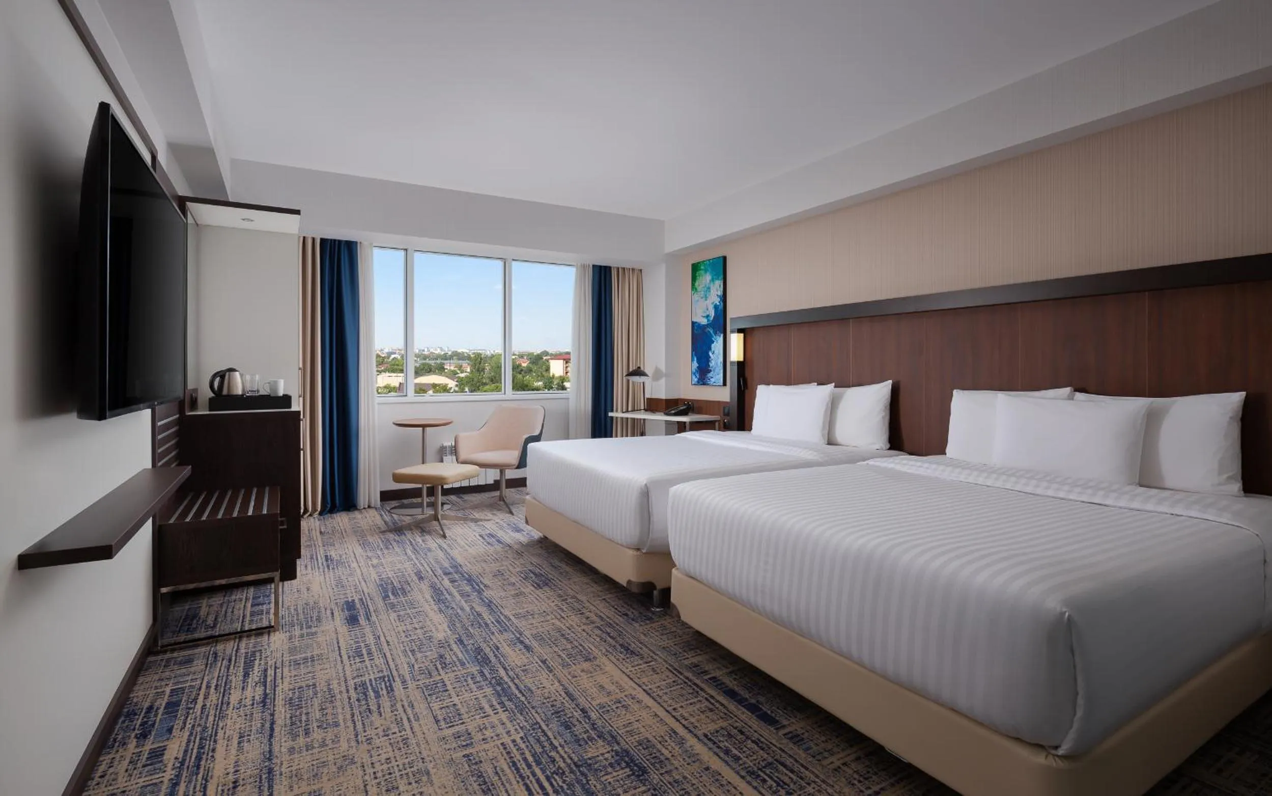 Bed in Courtyard by Marriott Tashkent