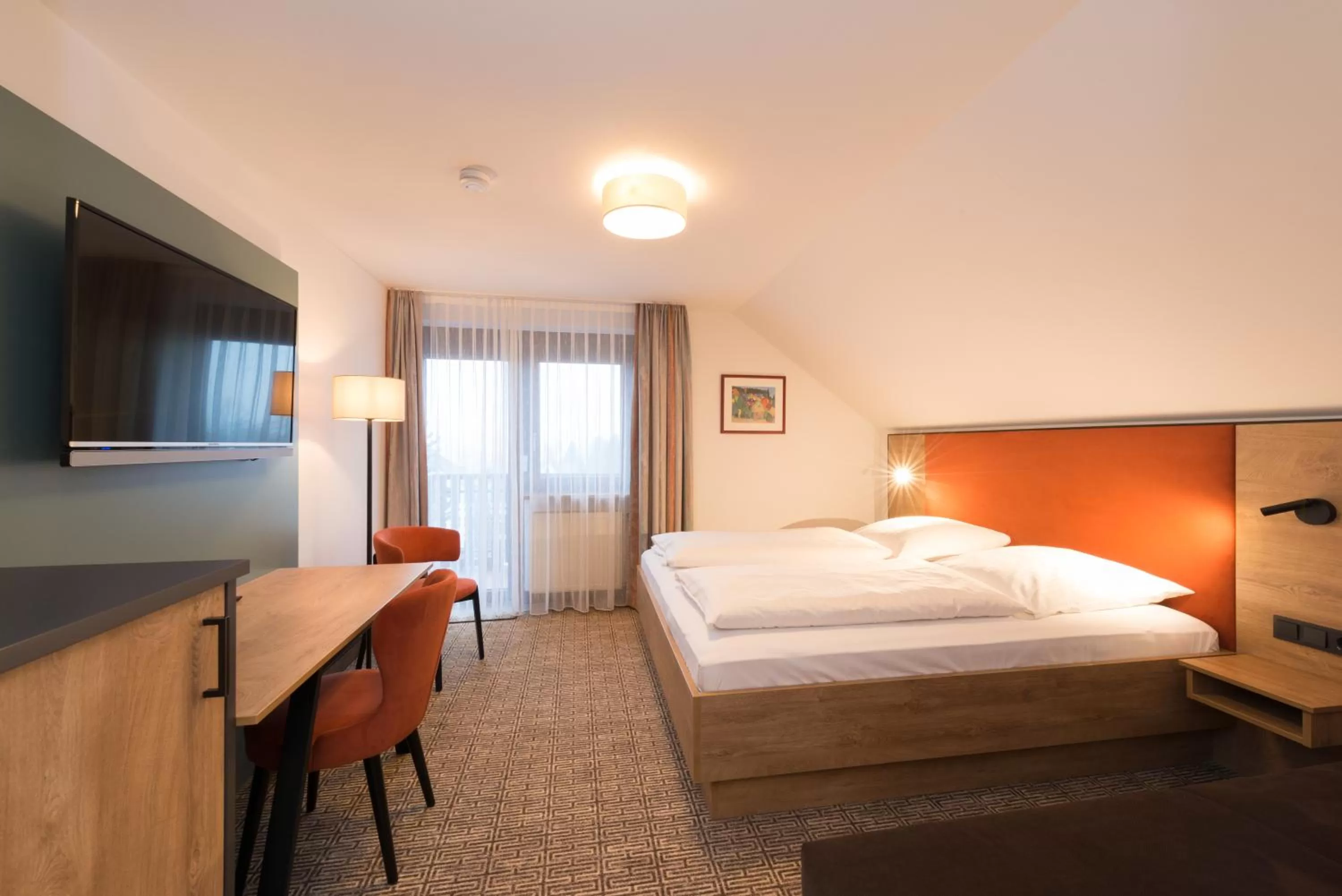 Bed in Hotel SCHNEIDER