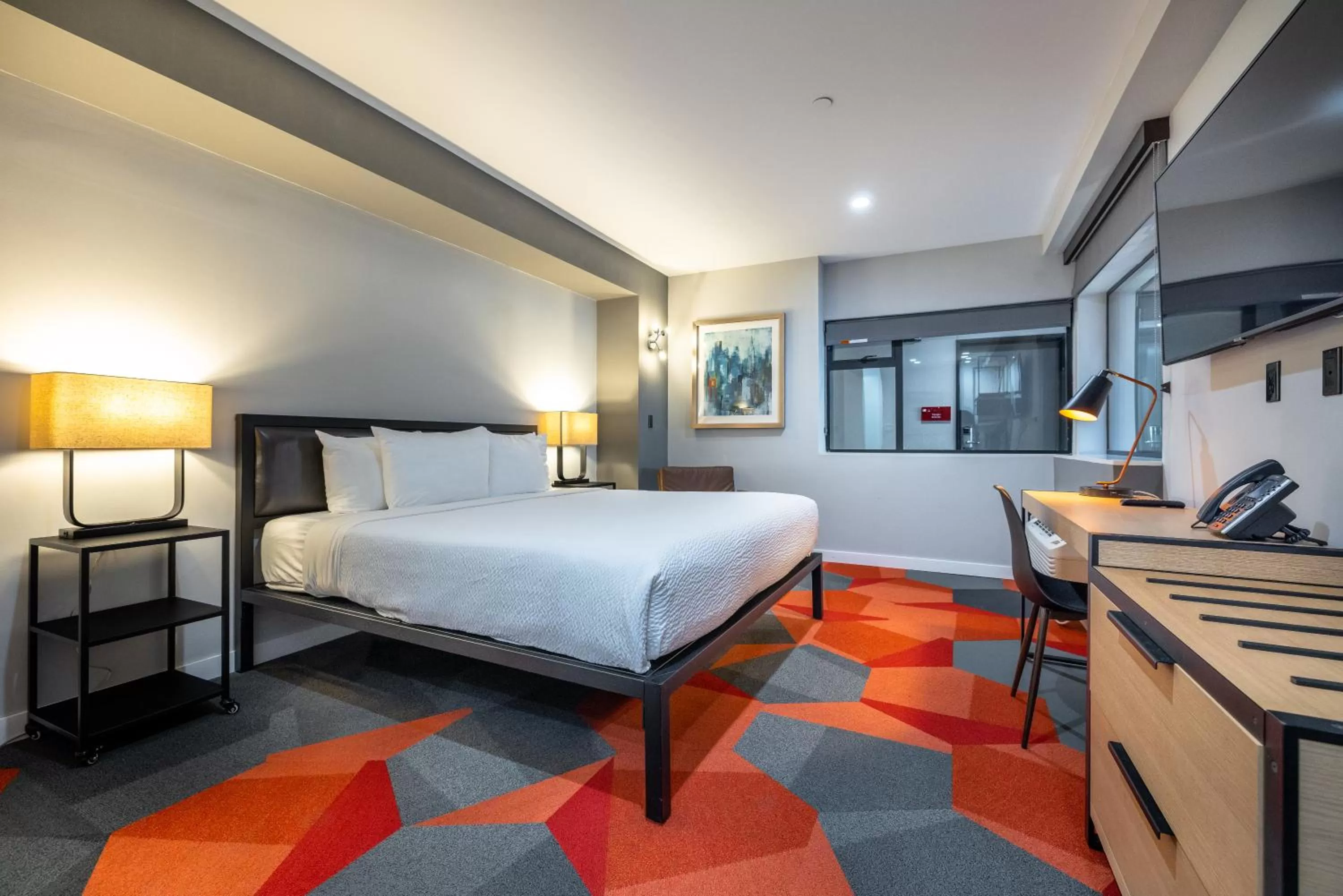 Bed in Infinity Hotel San Francisco, Tapestry Collection by Hilton