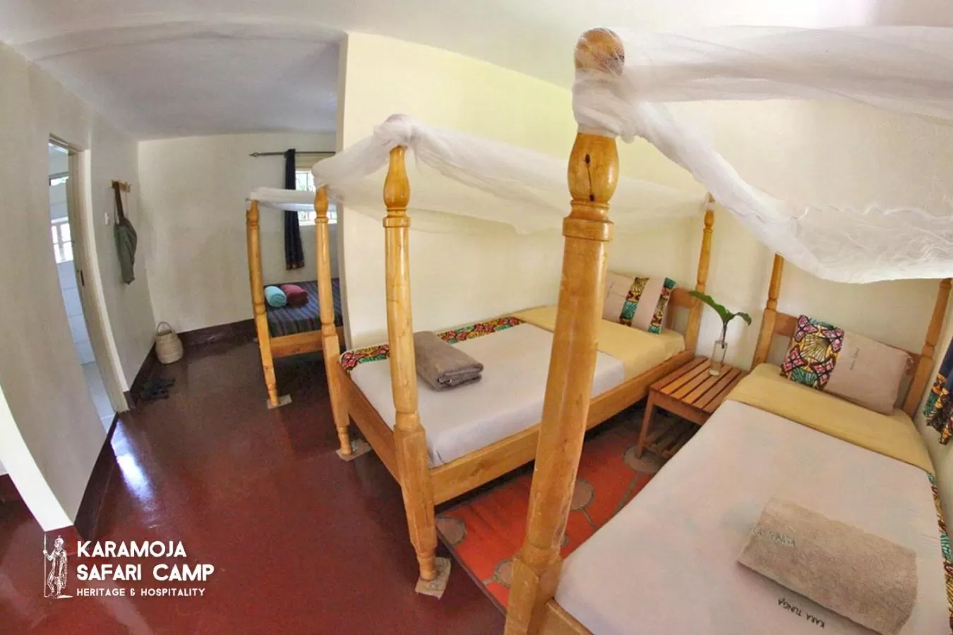 Bed in Kara-Tunga Safari Camp