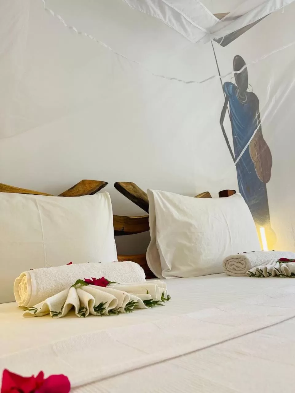 Bed in Babalao Bungalows