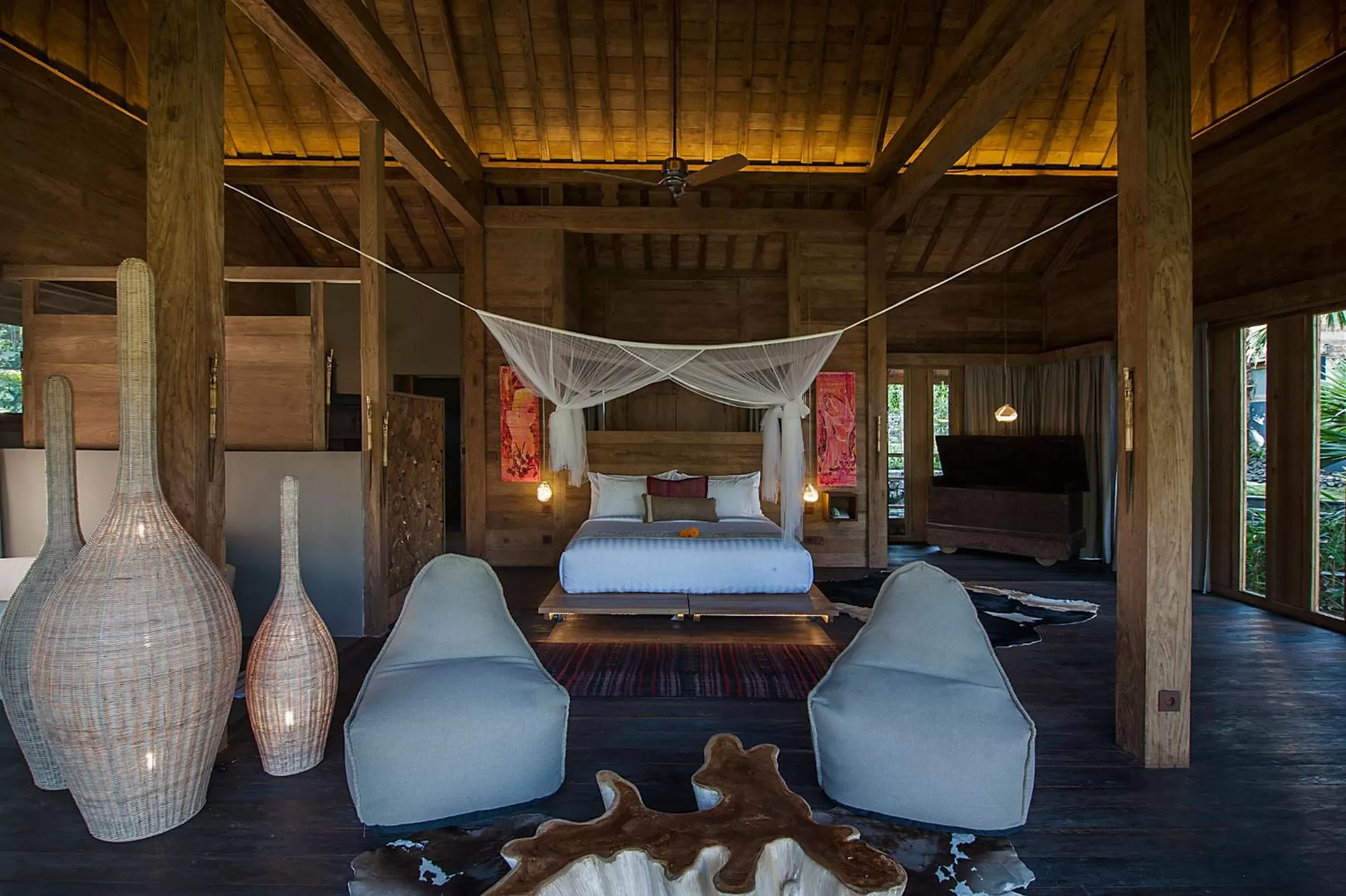 Seating area in Blue Karma Dijiwa Ubud