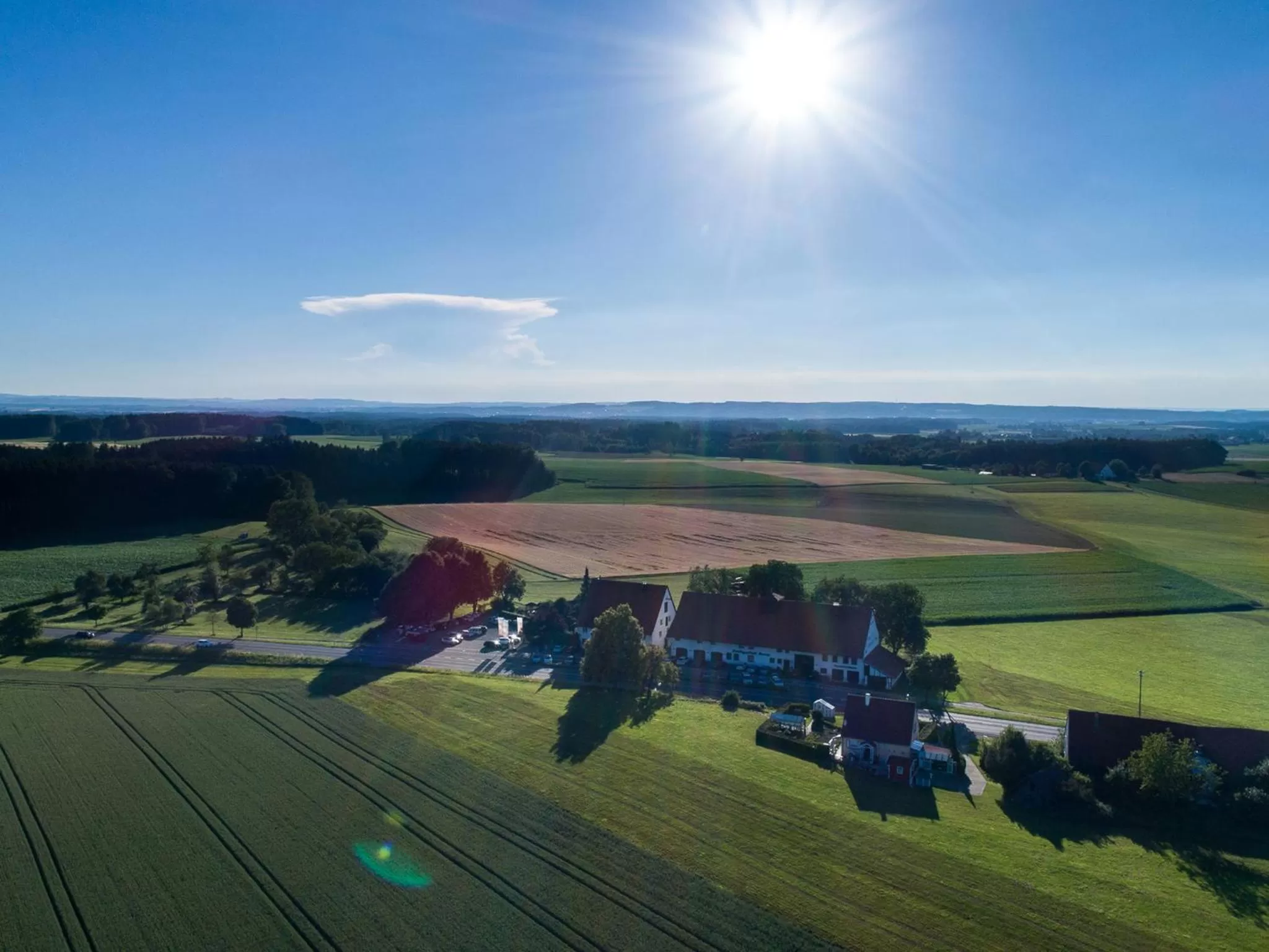Bird's eye view in Hotel-Landgasthof KREUZ
