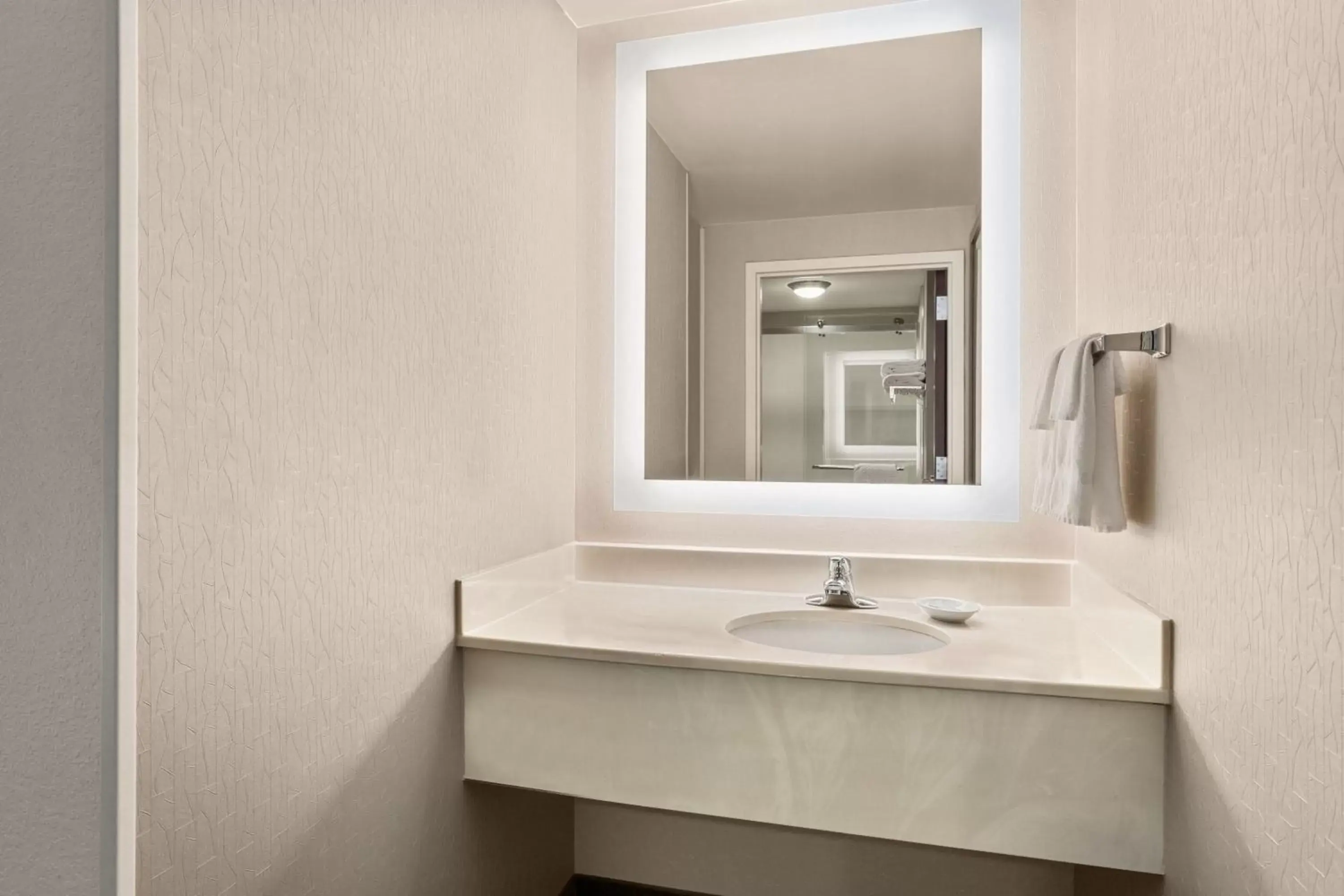 Bathroom in SpringHill Suites Boston Andover