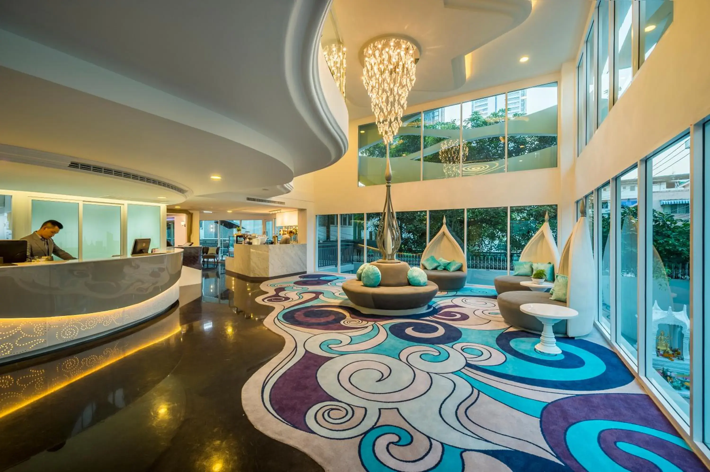 Lobby or reception, Lobby/Reception in Anajak Bangkok Hotel - SHA Plus