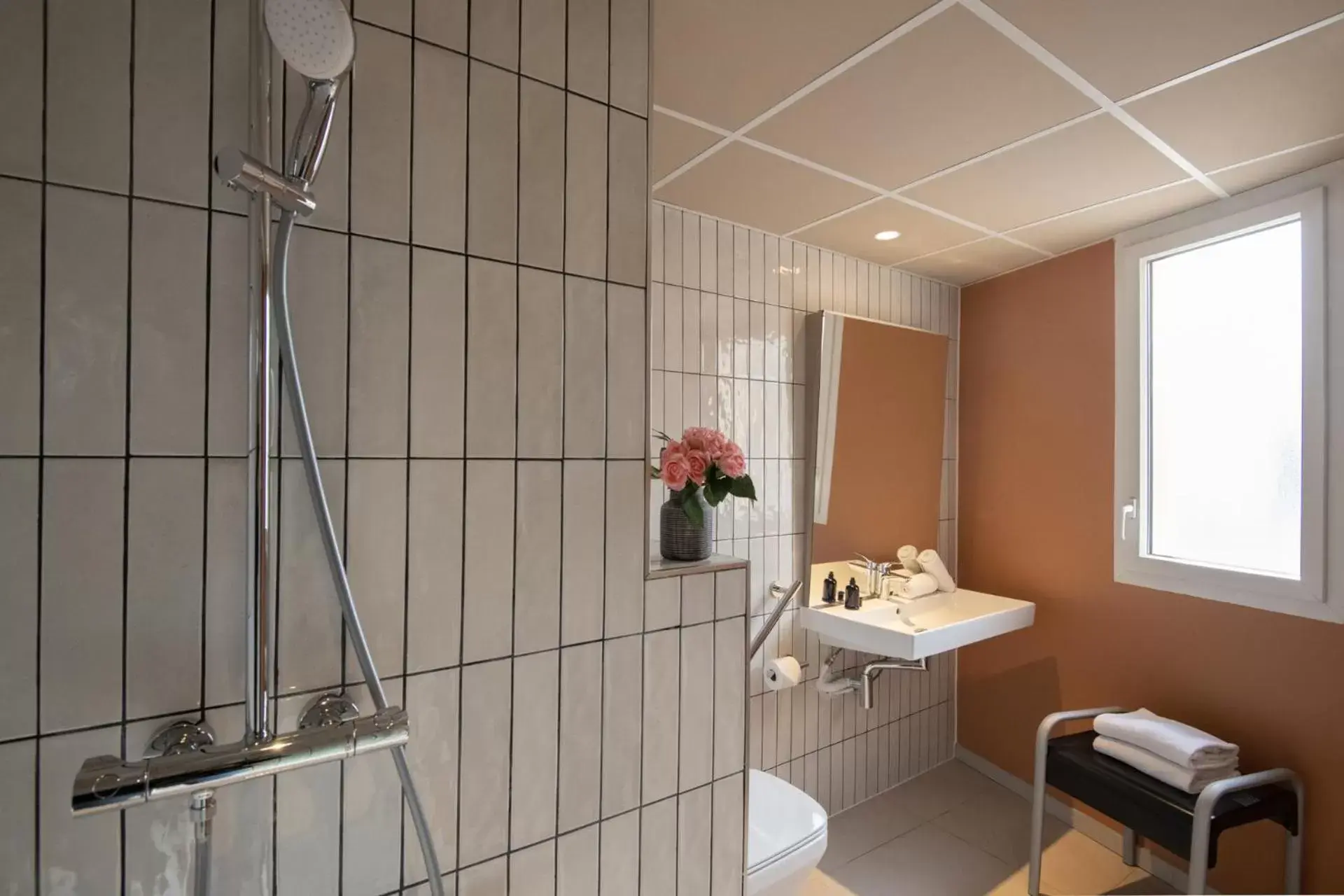 Shower, Bathroom in ibis Golfe de Saint-Tropez