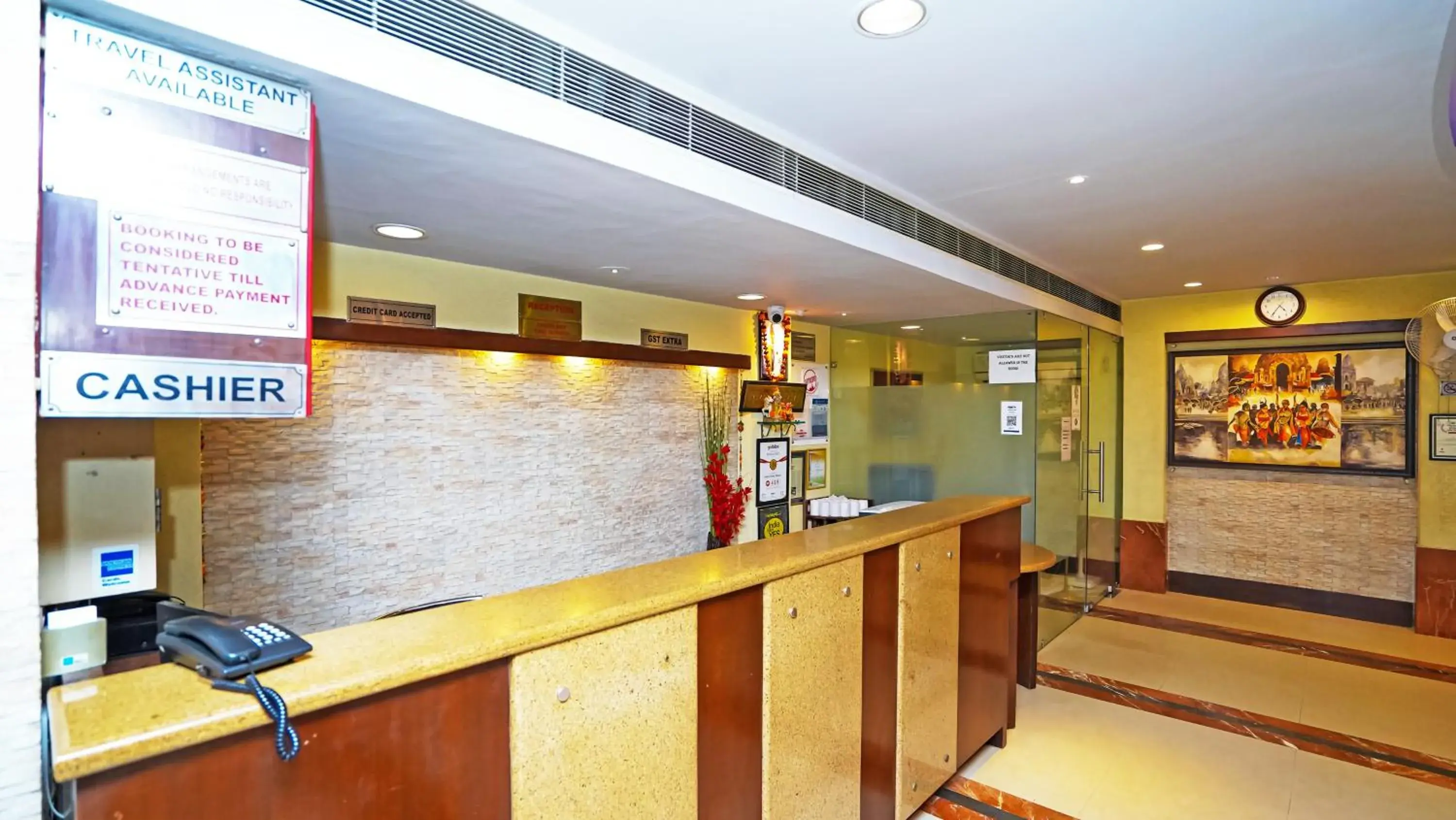 Lobby or reception, Lobby/Reception in Hotel Pooja Palace