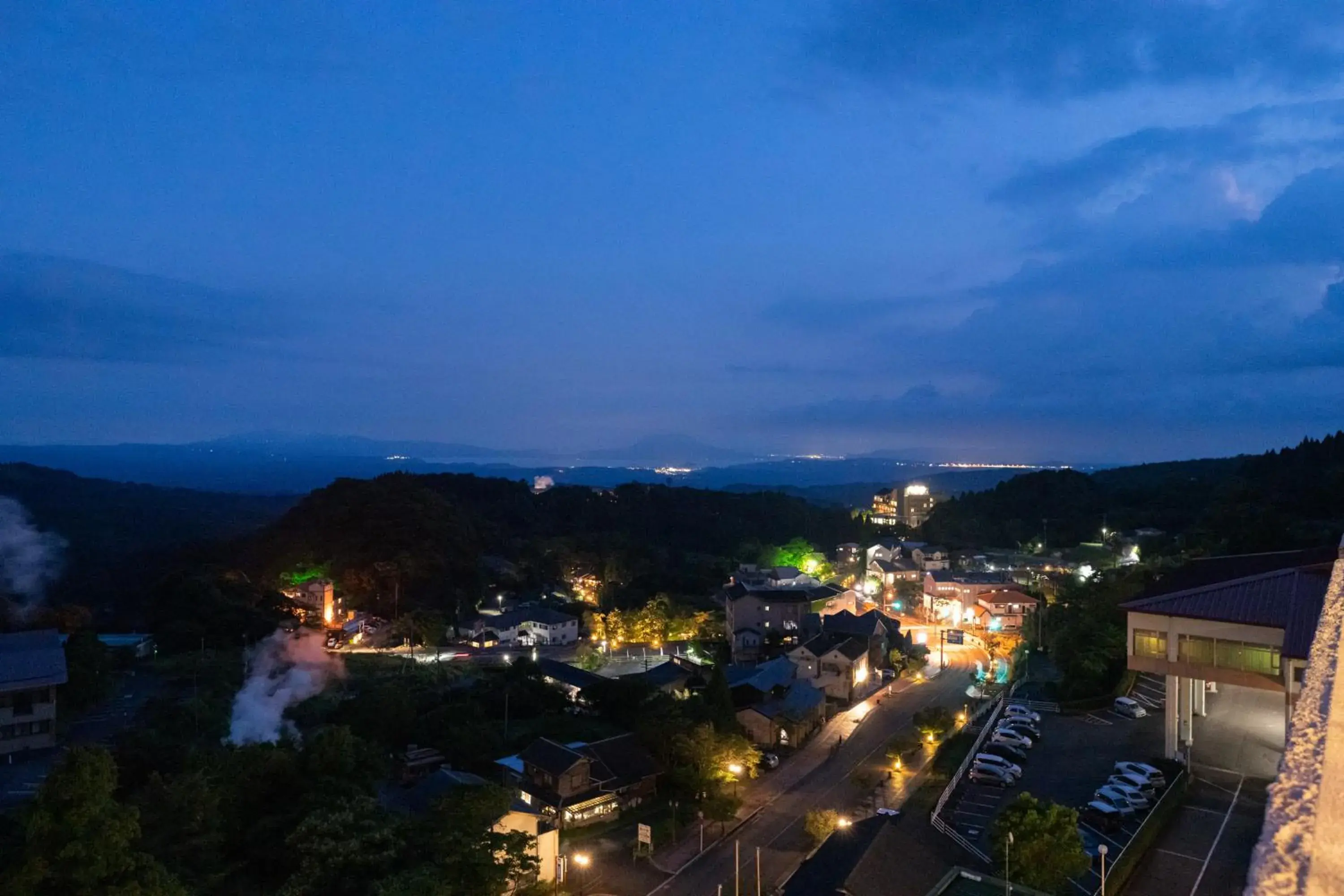 Mountain view, Bird's-eye View in Kirishima Kokusai Hotel