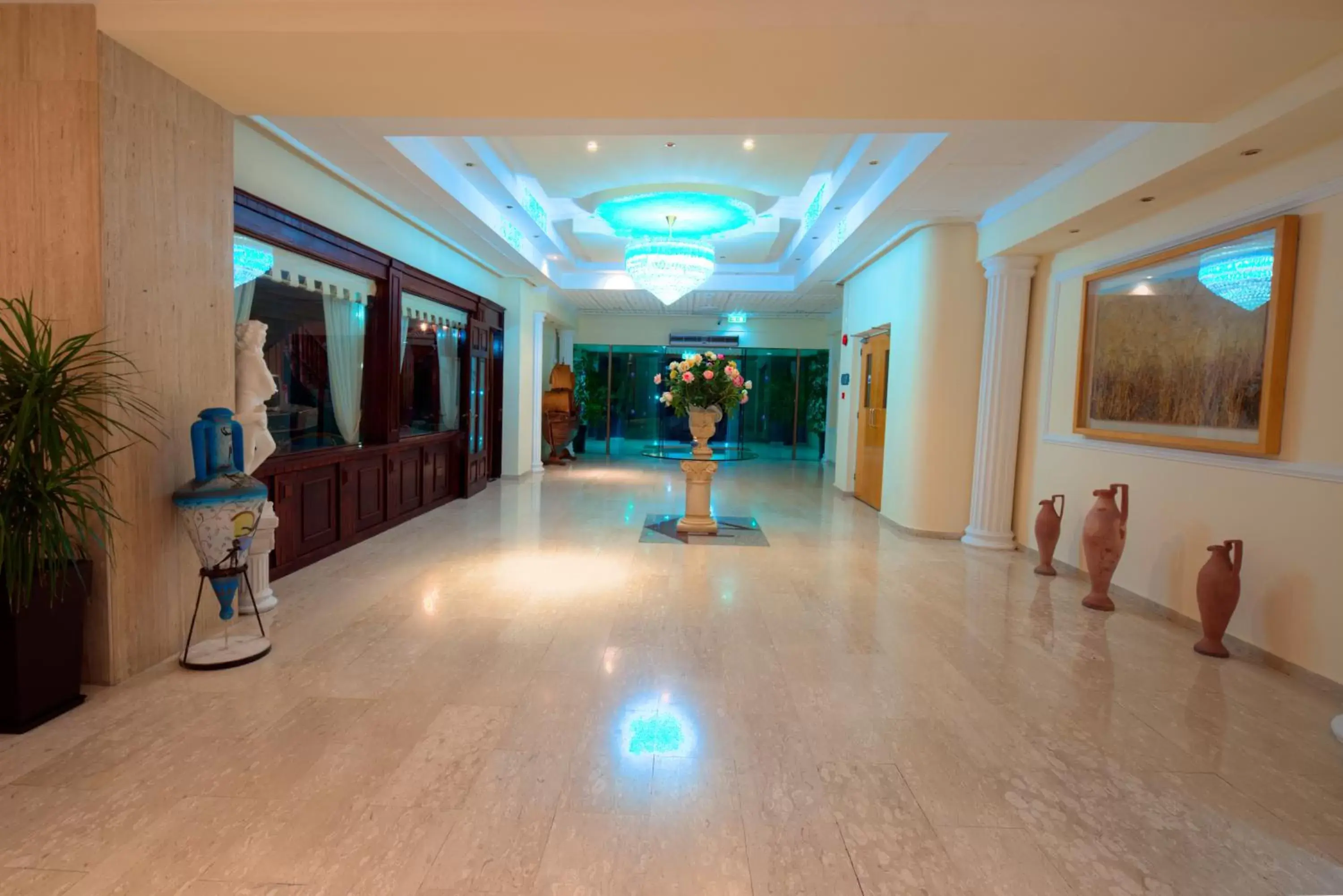 Lobby or reception in Avlida Hotel