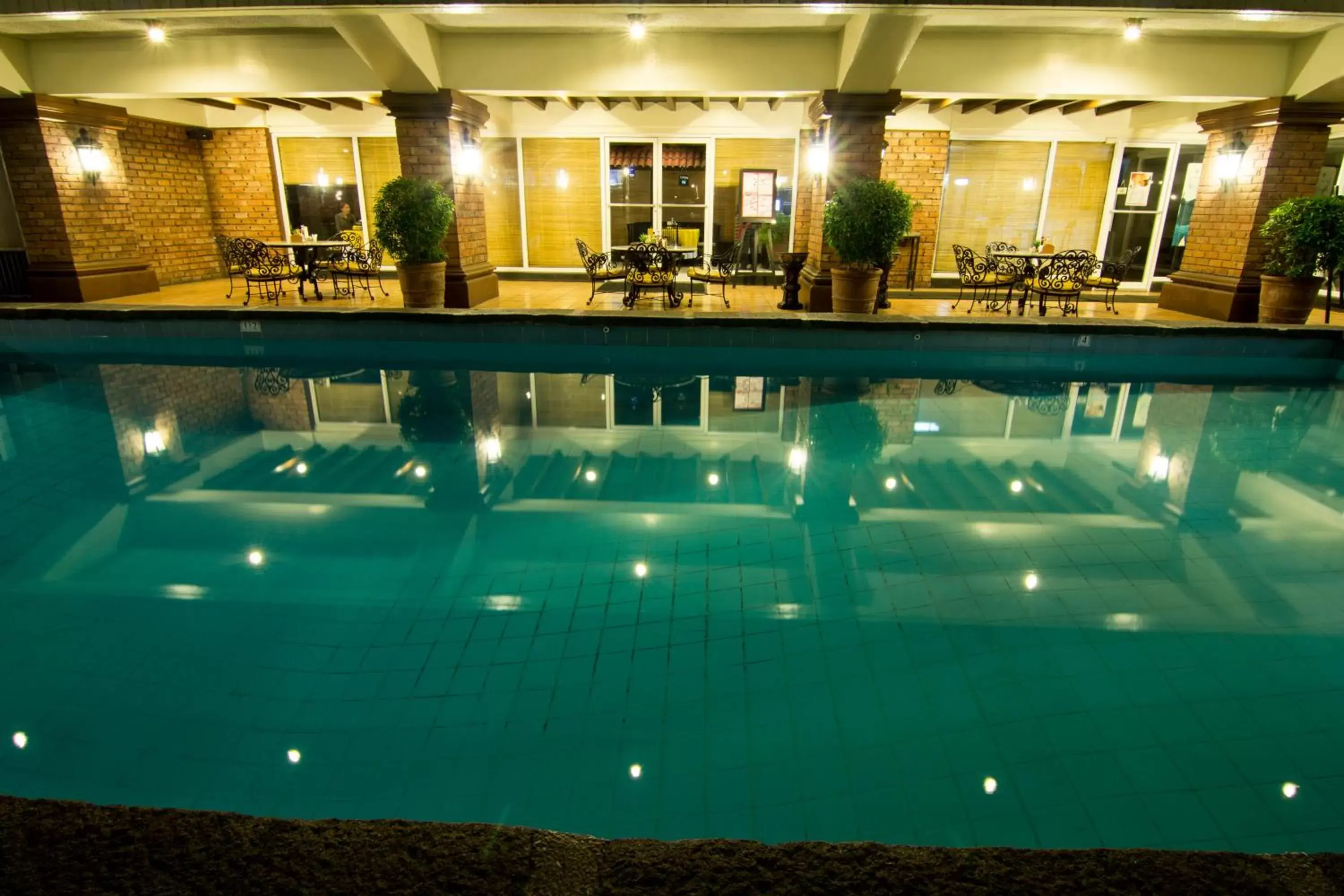 Night, Swimming Pool in Copacabana Apartment Hotel