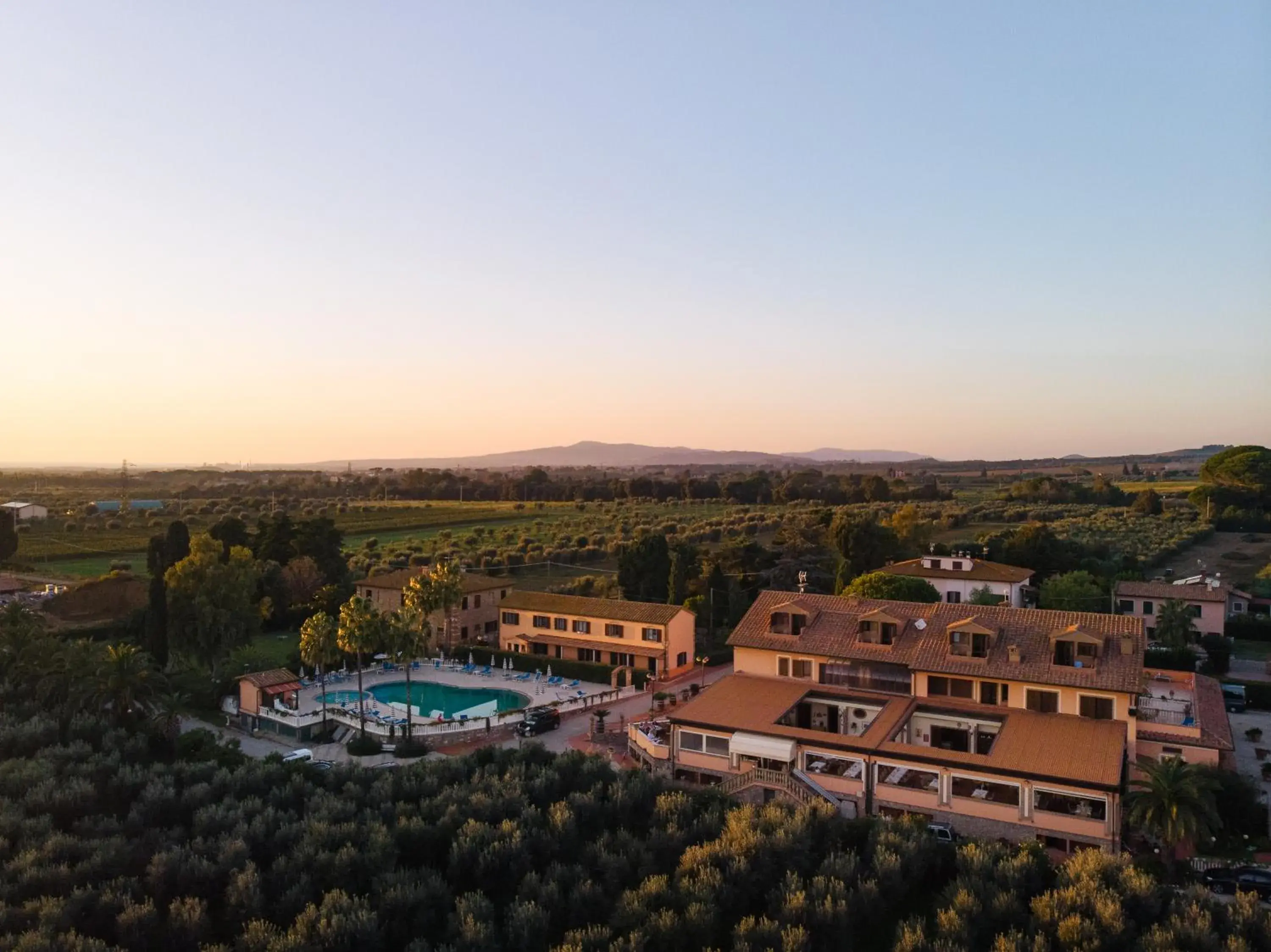 Bird's eye view, Bird's-eye View in Agrihotel Elisabetta