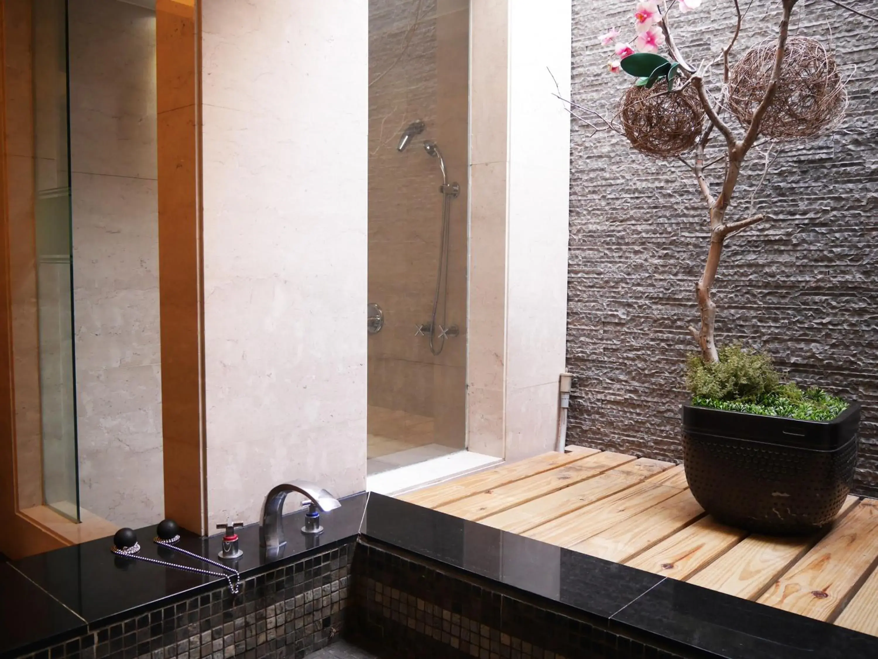 Bathroom in Refinement Motel