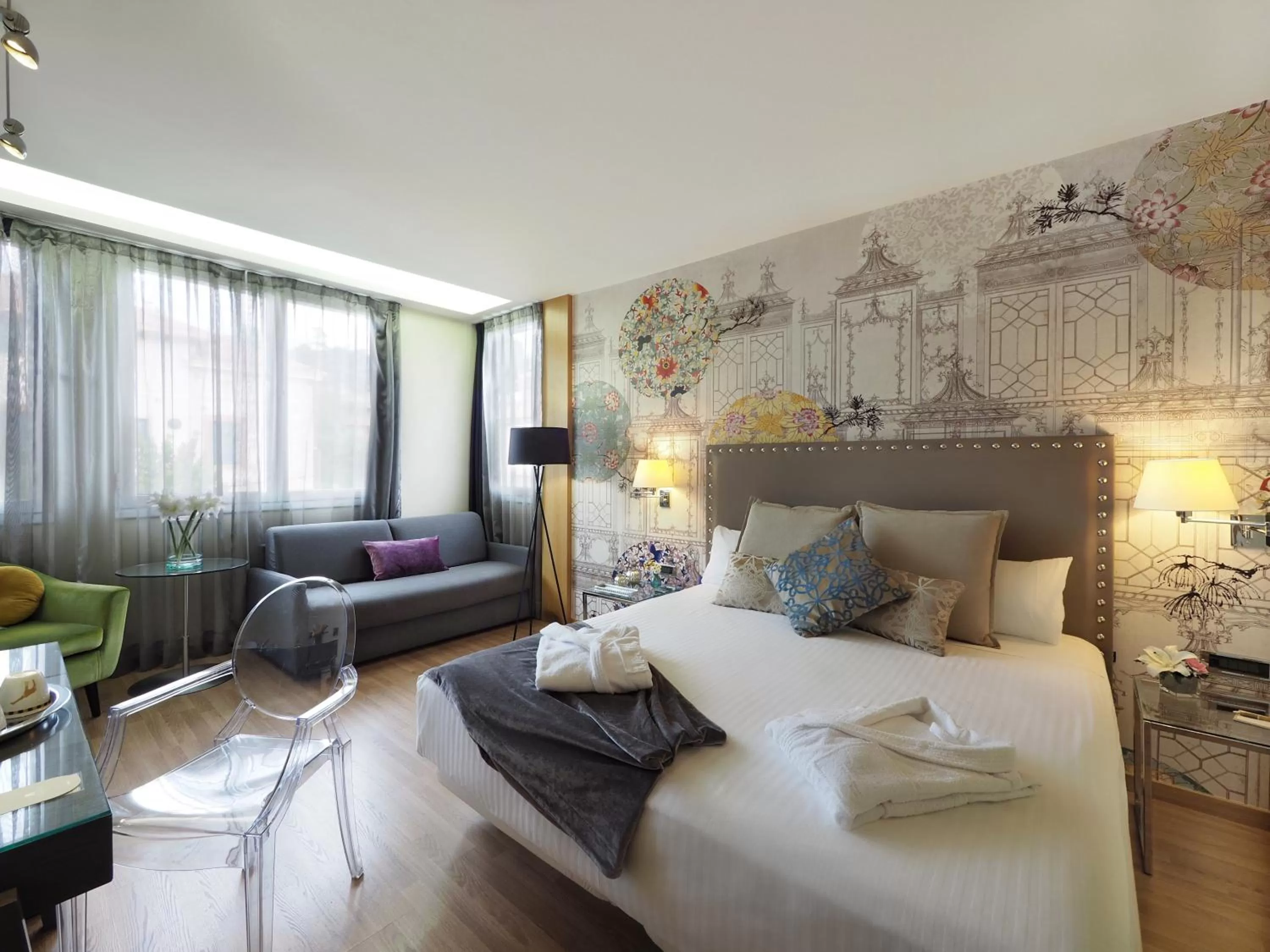 Bed in Vilana Hotel Boutique