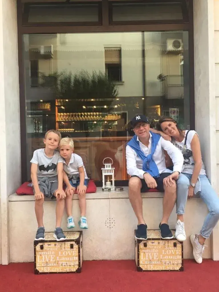 Family in Hotel Villa Venezia