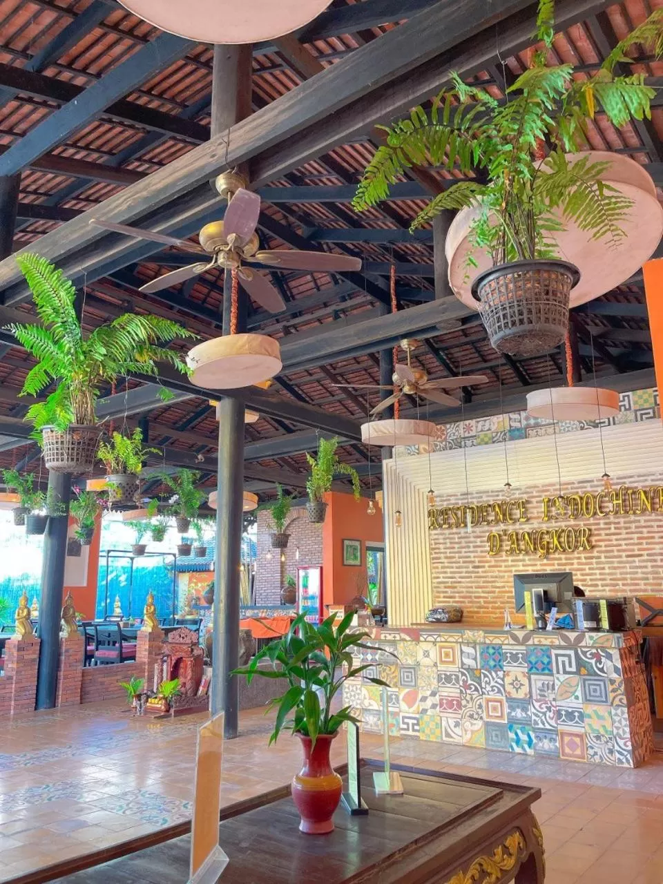 Lobby or reception in Residence Indochine D'angkor