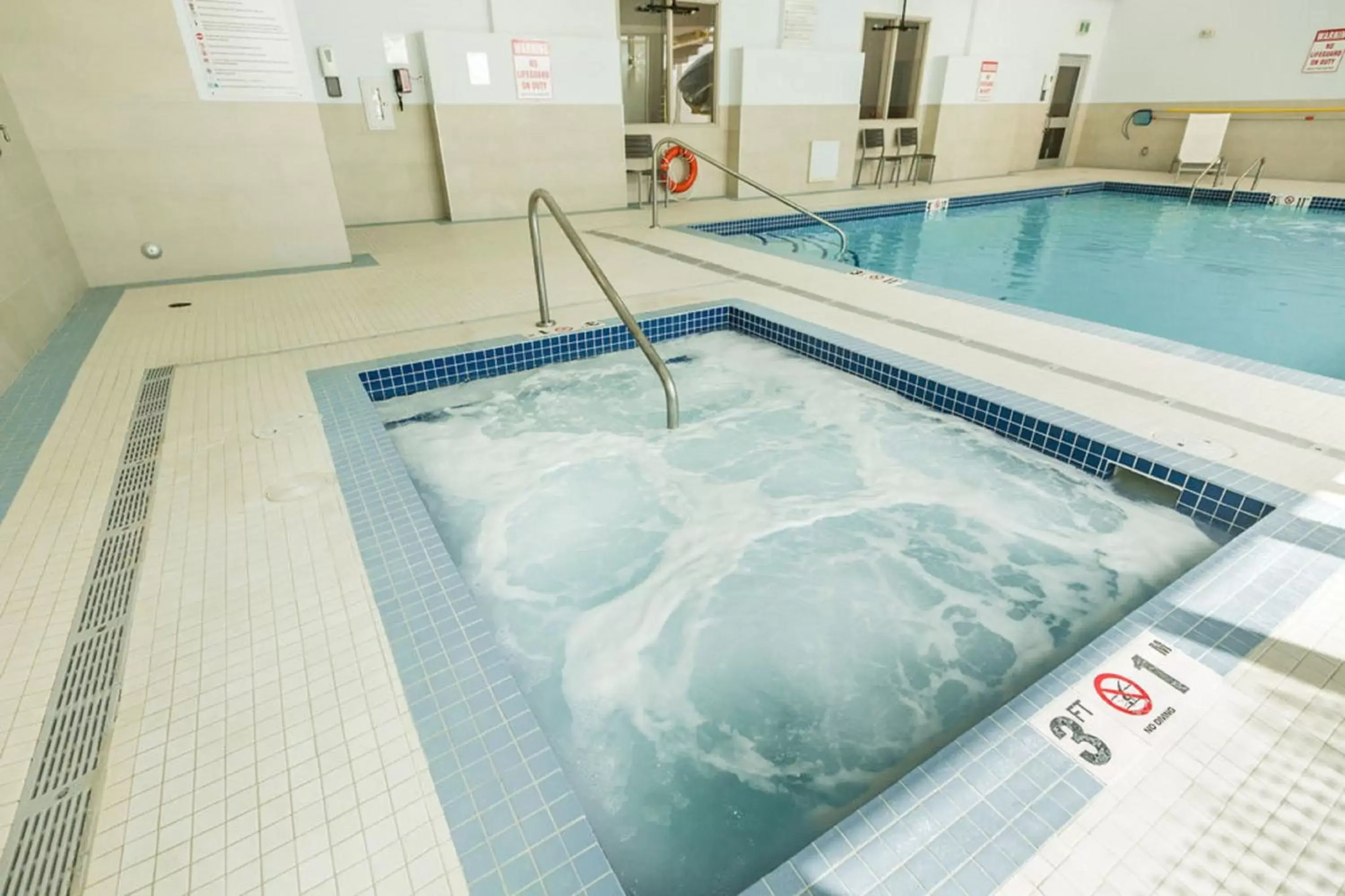 Swimming Pool in Holiday Inn Express & Suites Edmonton N - St Albert, an IHG Hotel