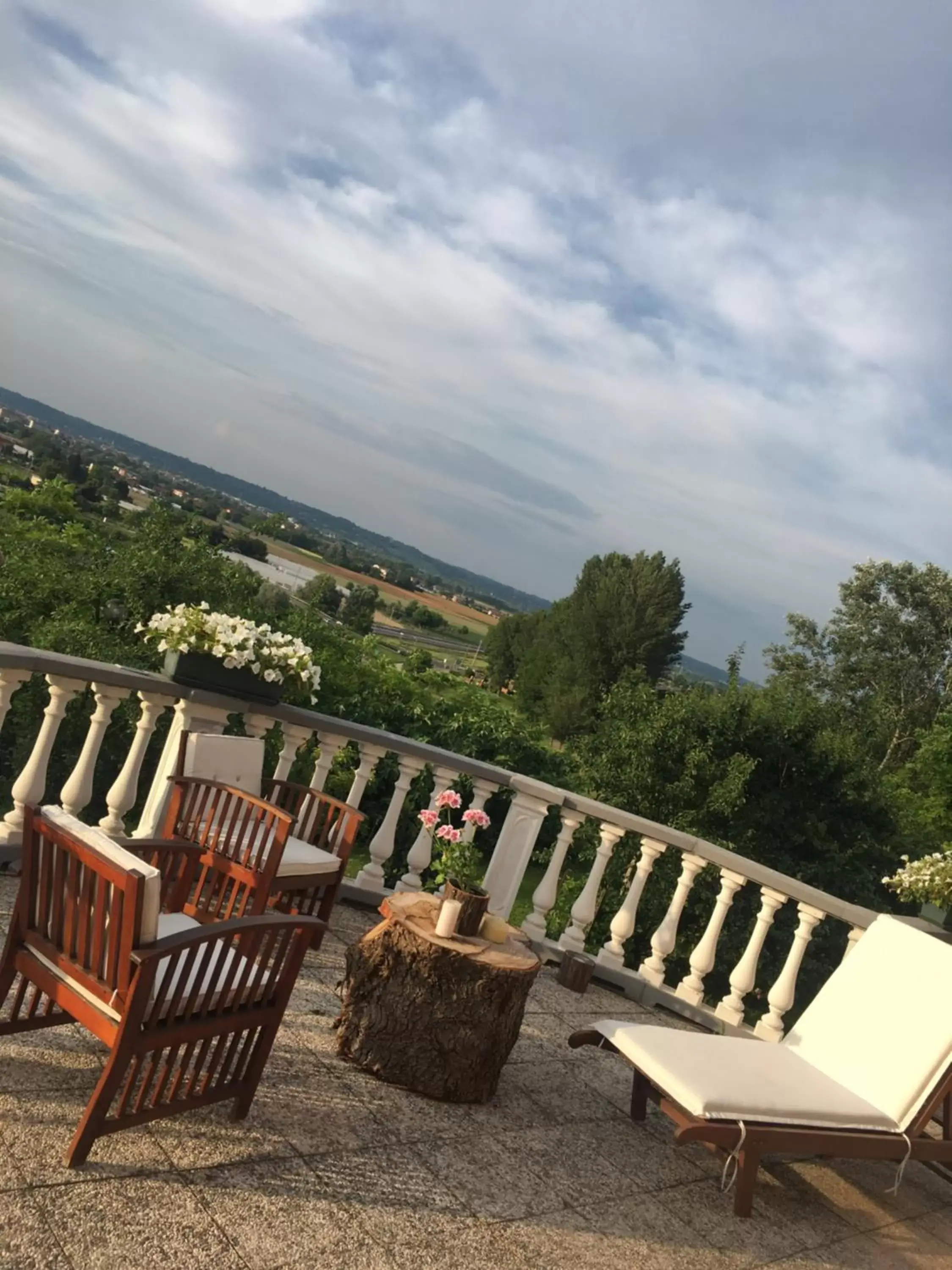 Balcony/Terrace in B&B La Villarella dei Tulipani