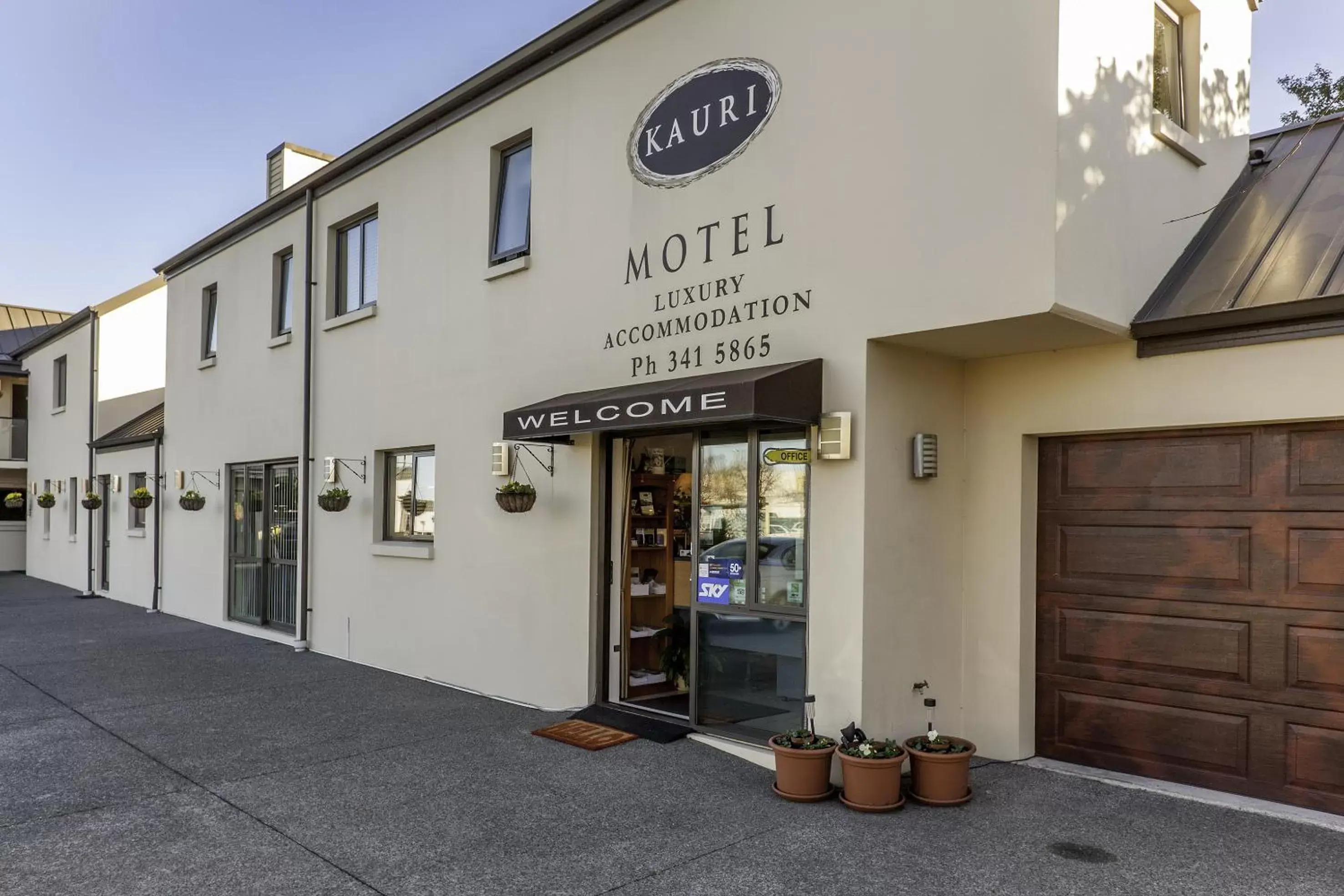 Facade/entrance in Kauri Motel on Riccarton