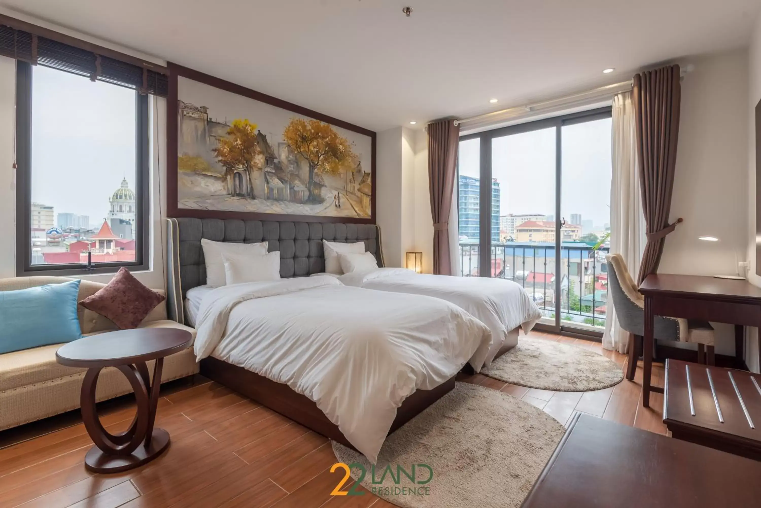 Bed in 22Land Residence Hotel & Spa Ha Noi