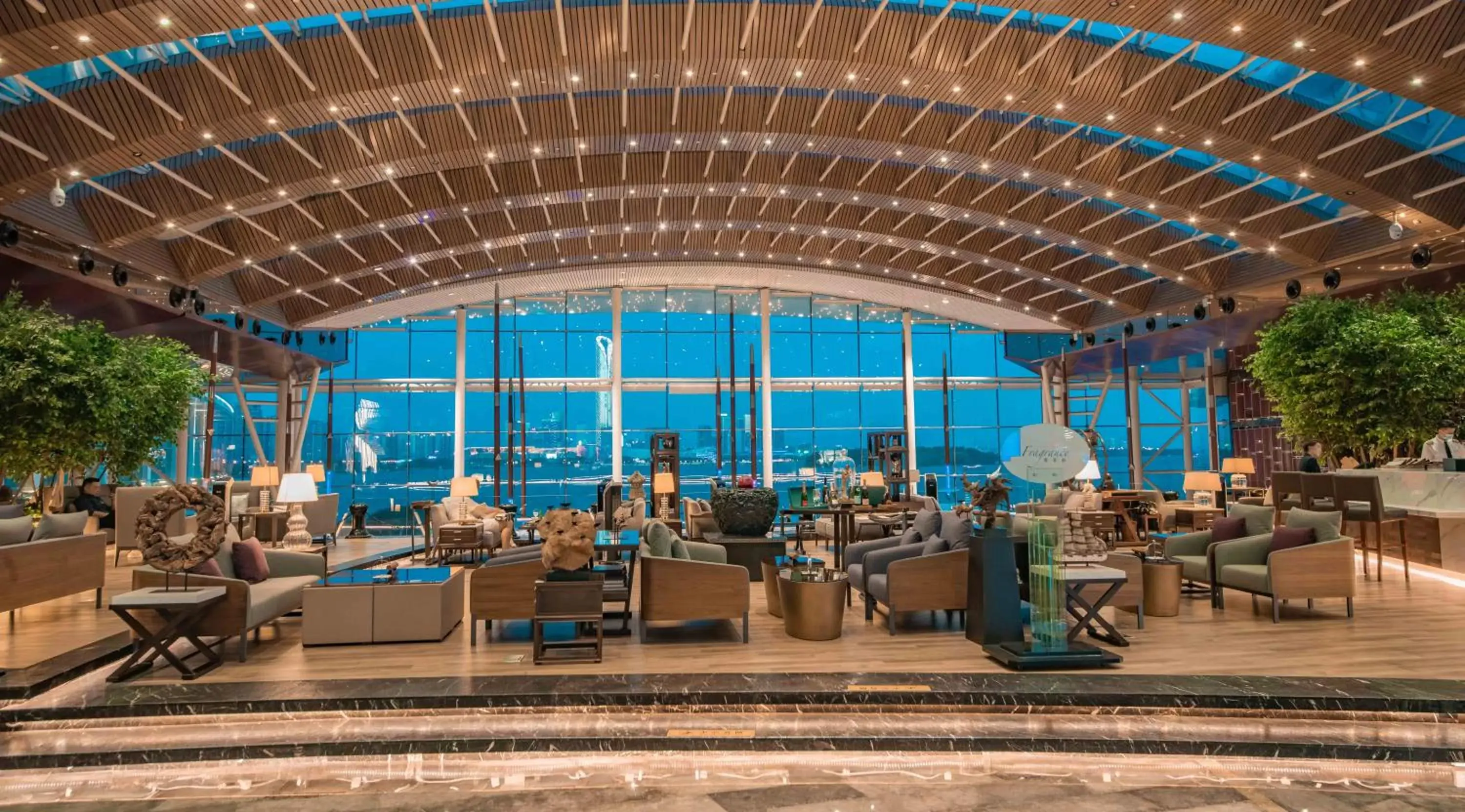 Seating area in Crowne Plaza Suzhou, an IHG Hotel