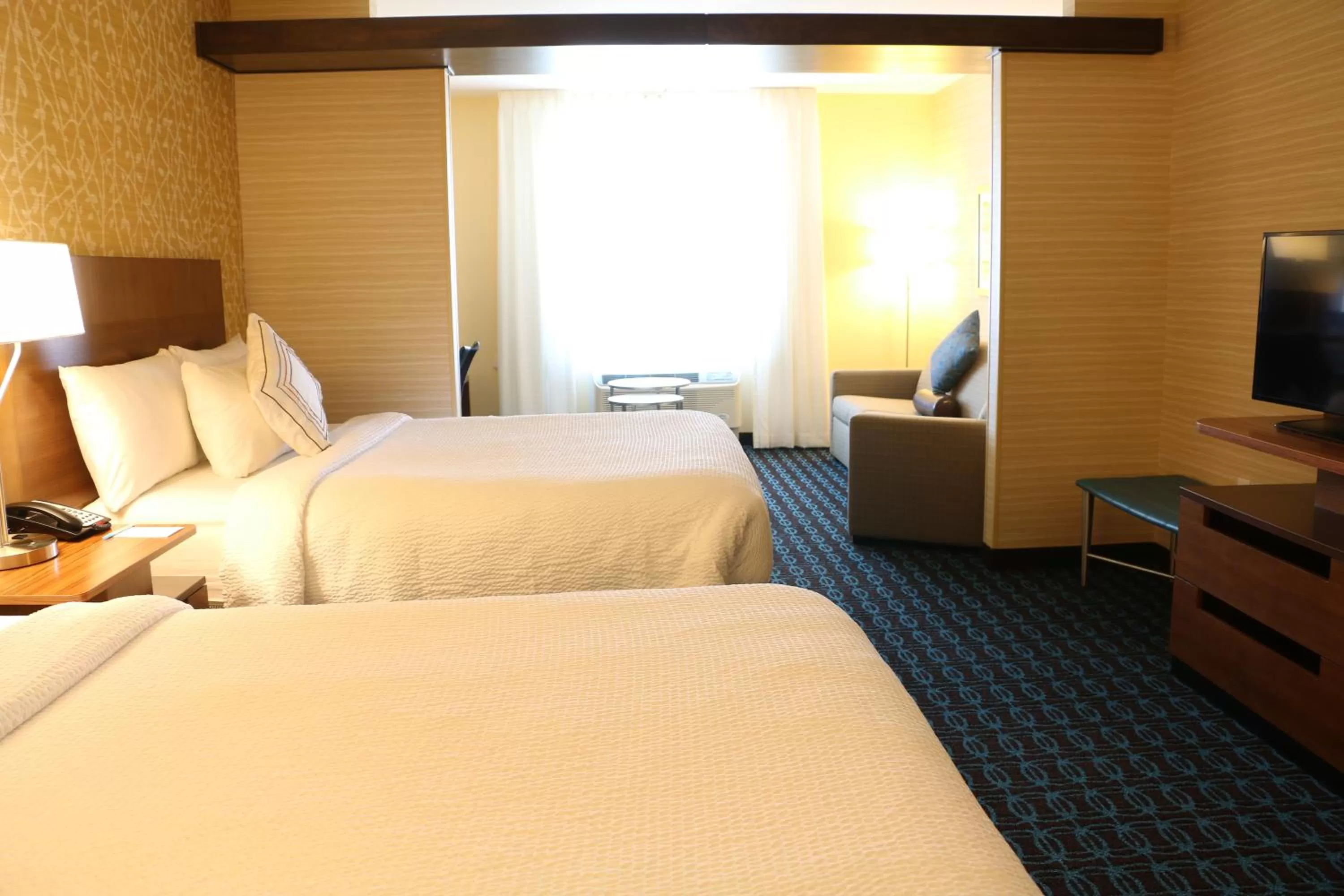 Bedroom, Bed in Fairfield Inn & Suites by Marriott Dallas Plano North