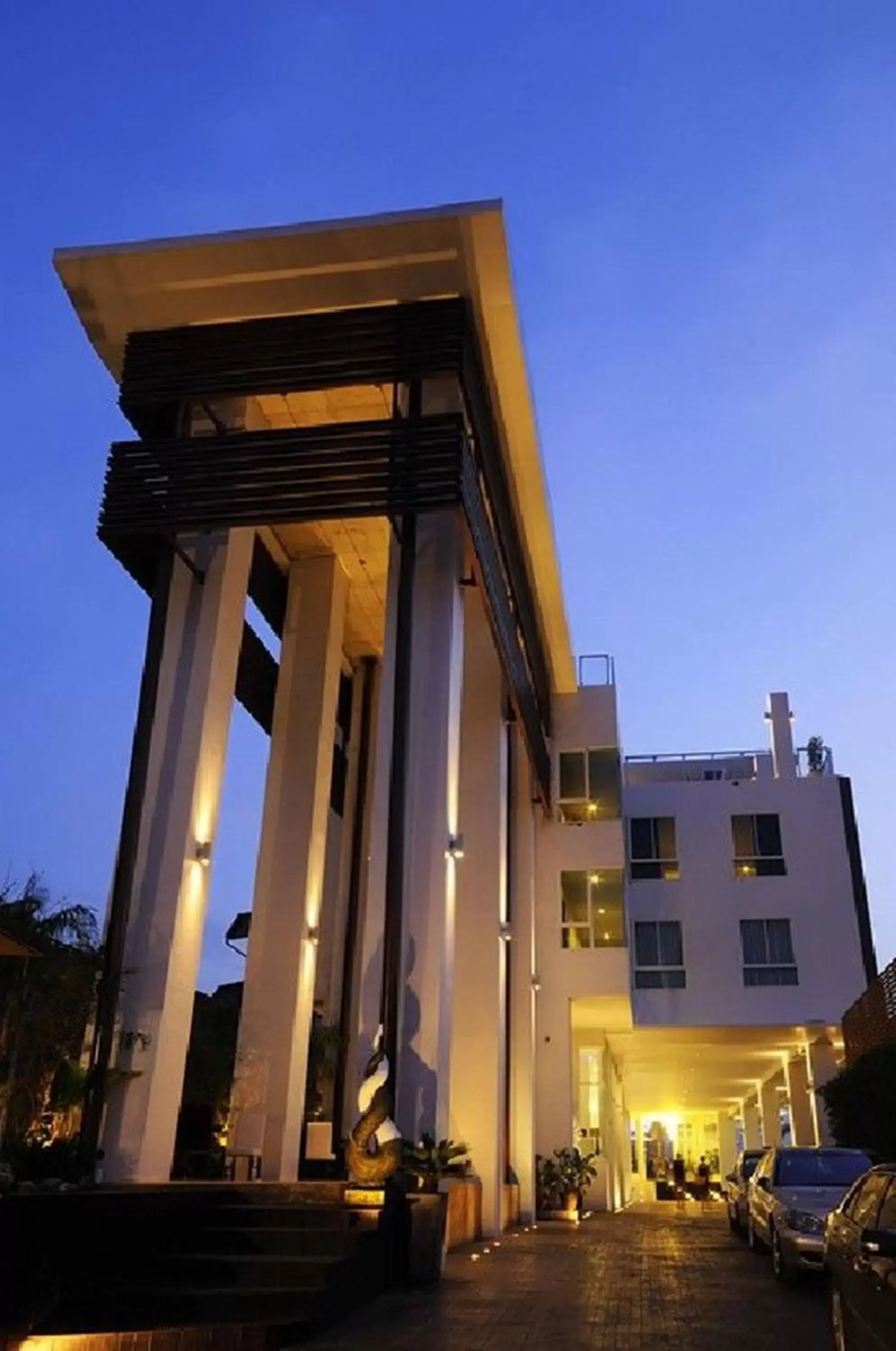 Facade/entrance in Prajaktra Design Hotel Facade/entrance in Prajaktra Design Hotel