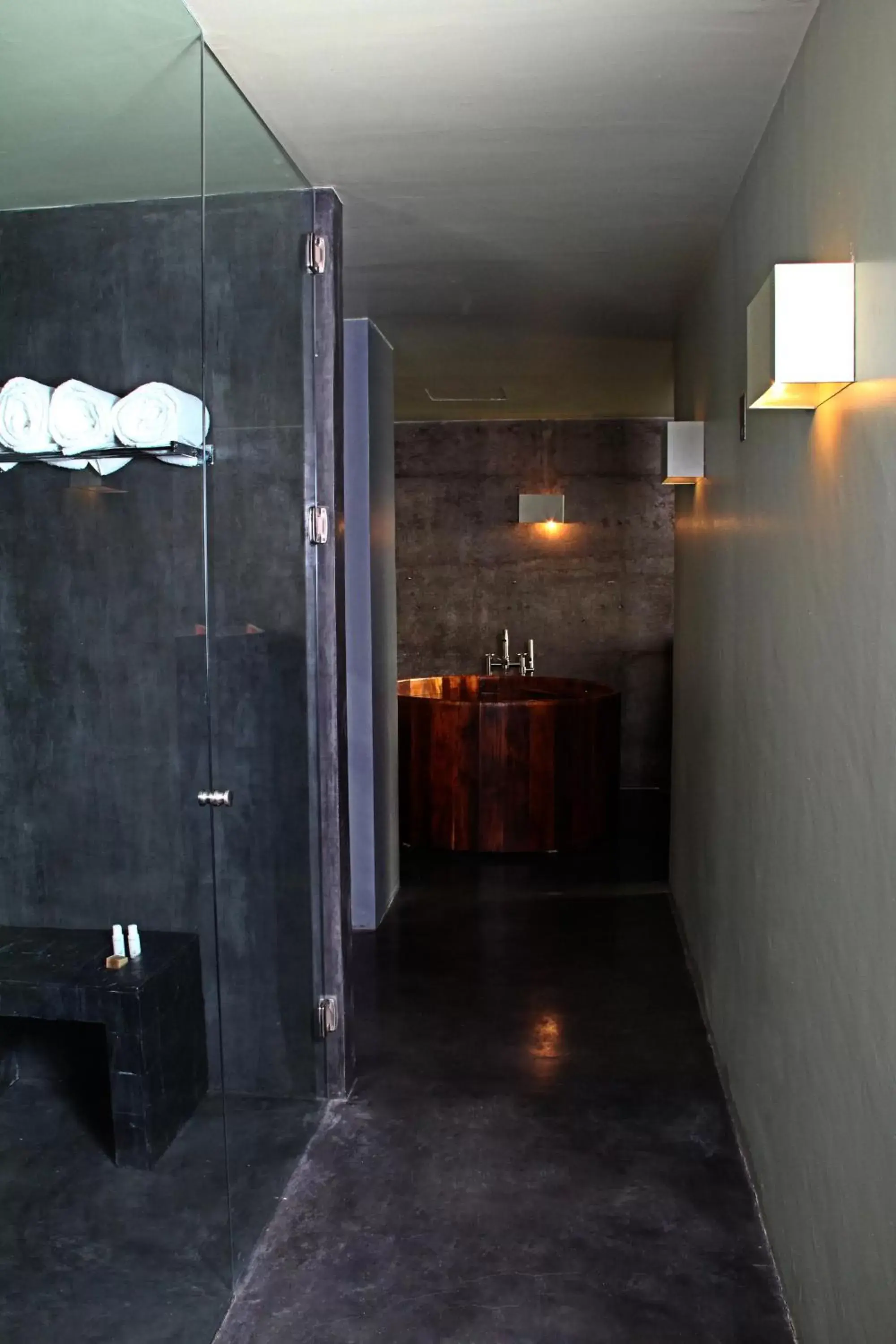 Bathroom in Demetria Hotel