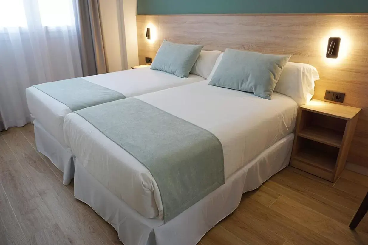Bed in Hotel Don Pepo