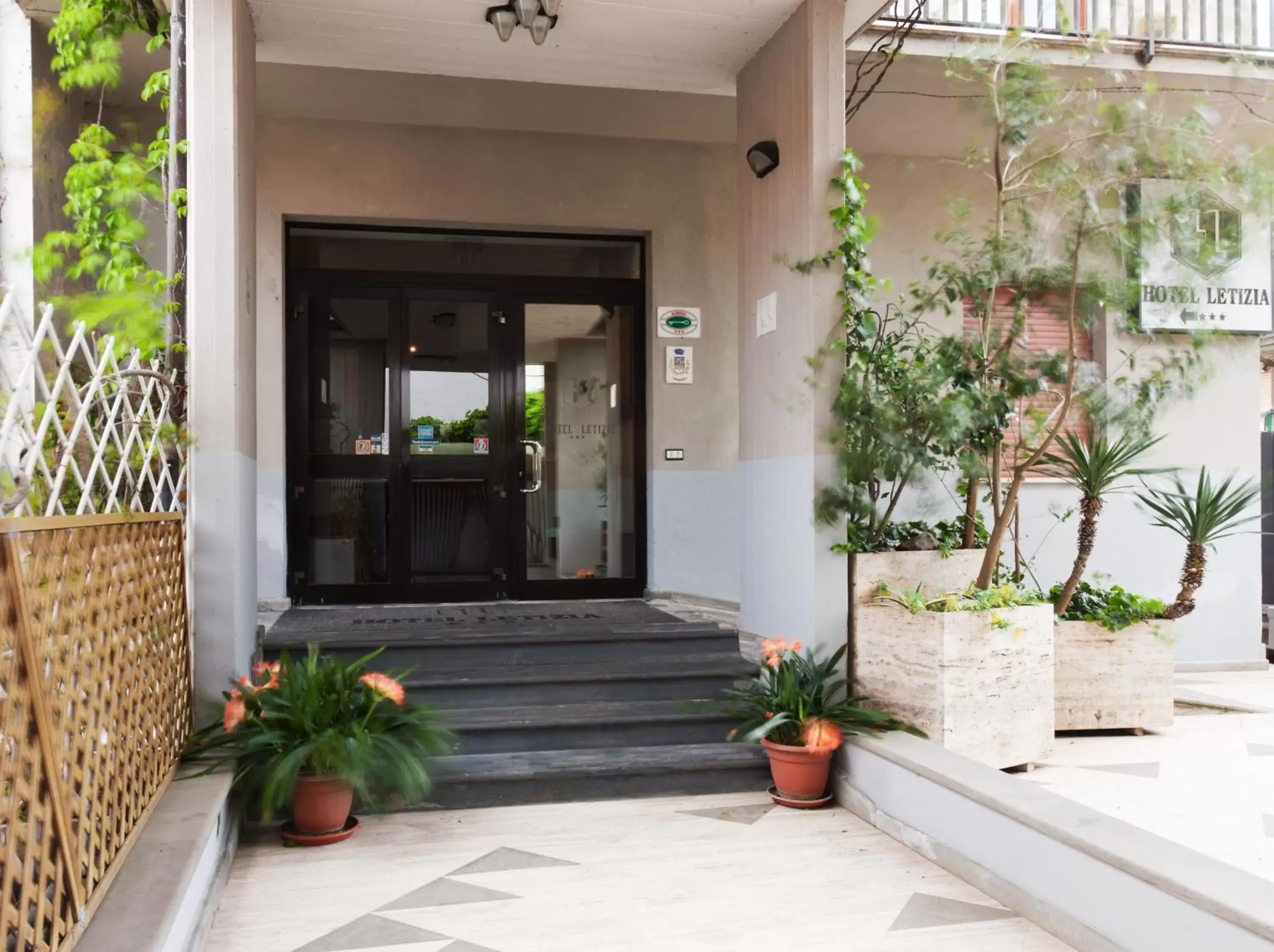 Facade/Entrance in Hotel Letizia