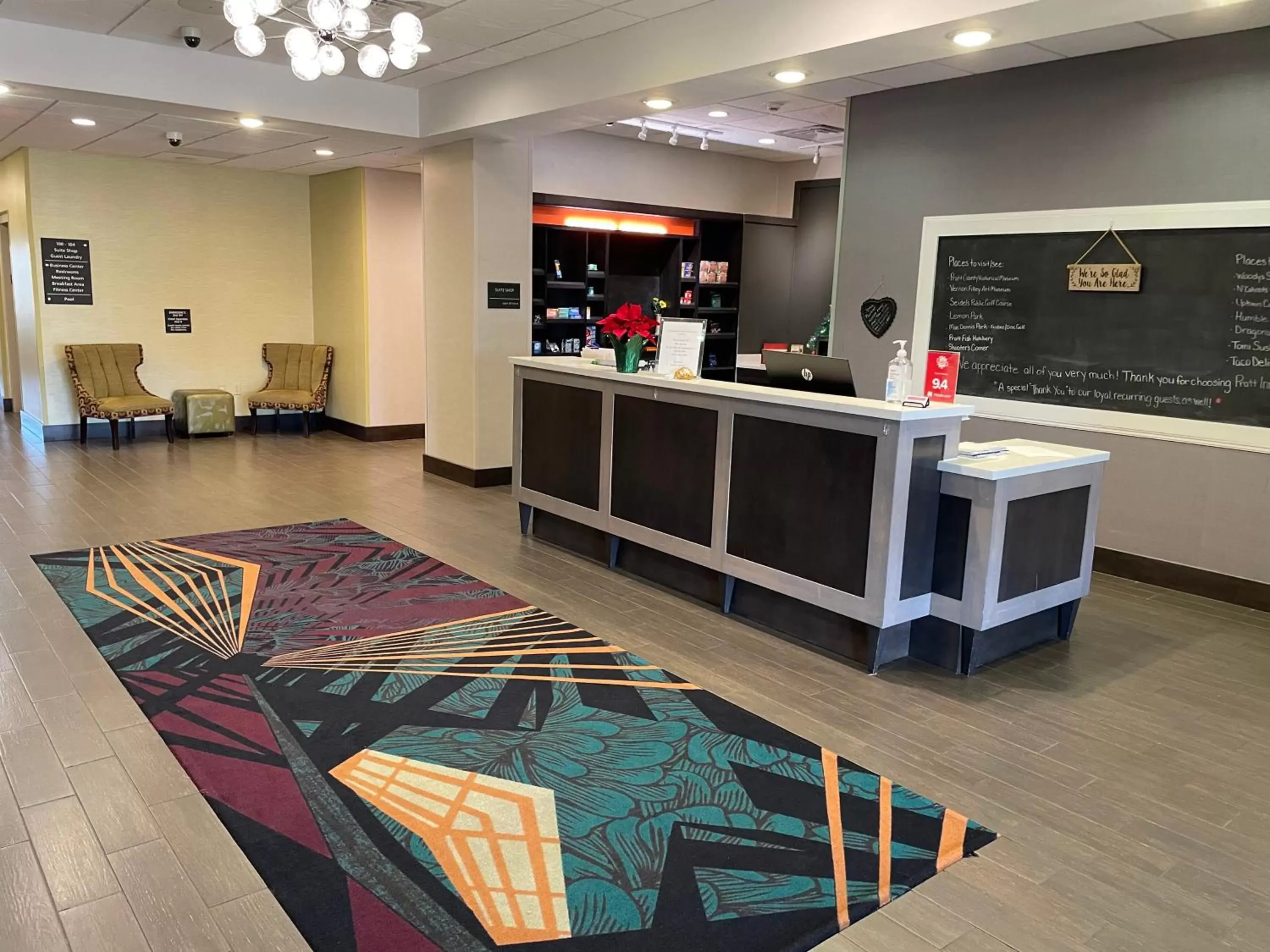 Lobby or reception, Lobby/Reception in Pratt Inn and Suites