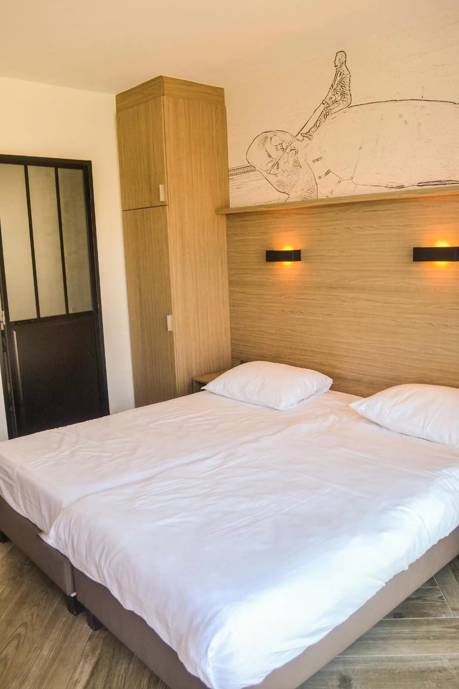 Bed in Hotel Sandeshoved Zeedijk