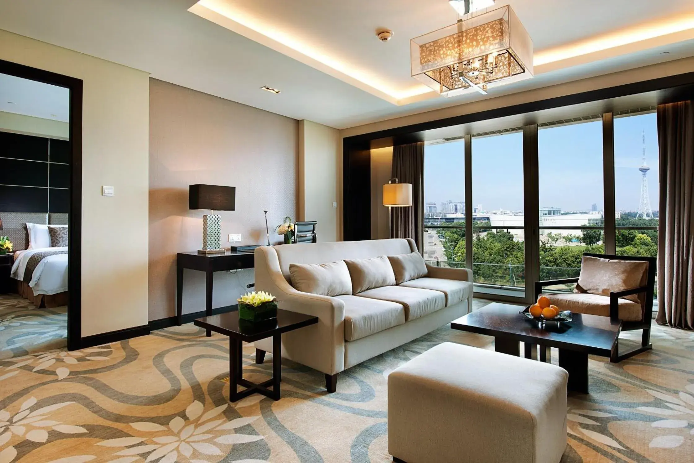 Photo of the whole room, Seating Area in Crowne Plaza Shanghai Xiayang Lake, an IHG Hotel