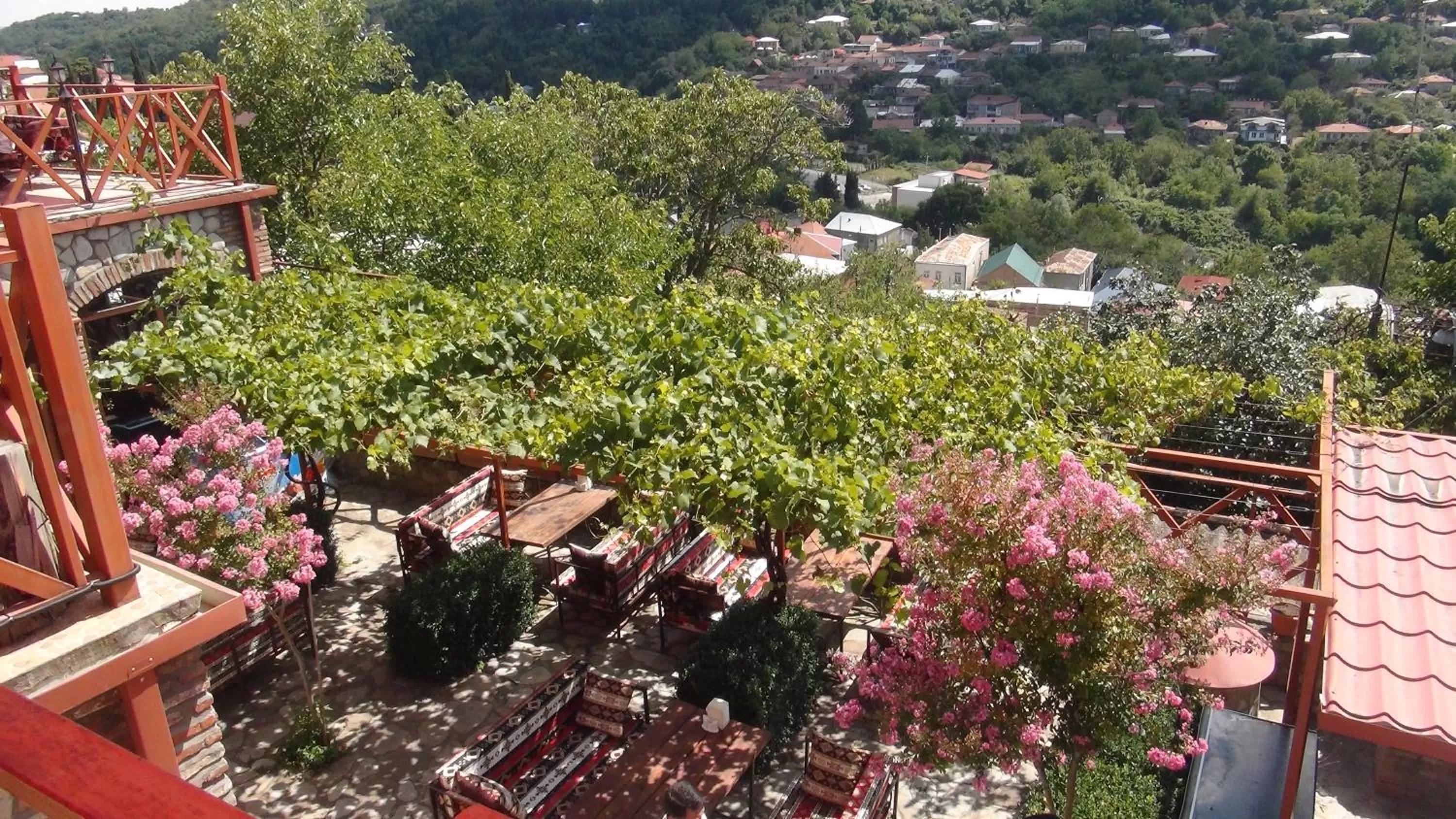 Bird's-eye View in Old House in Sighnaghi