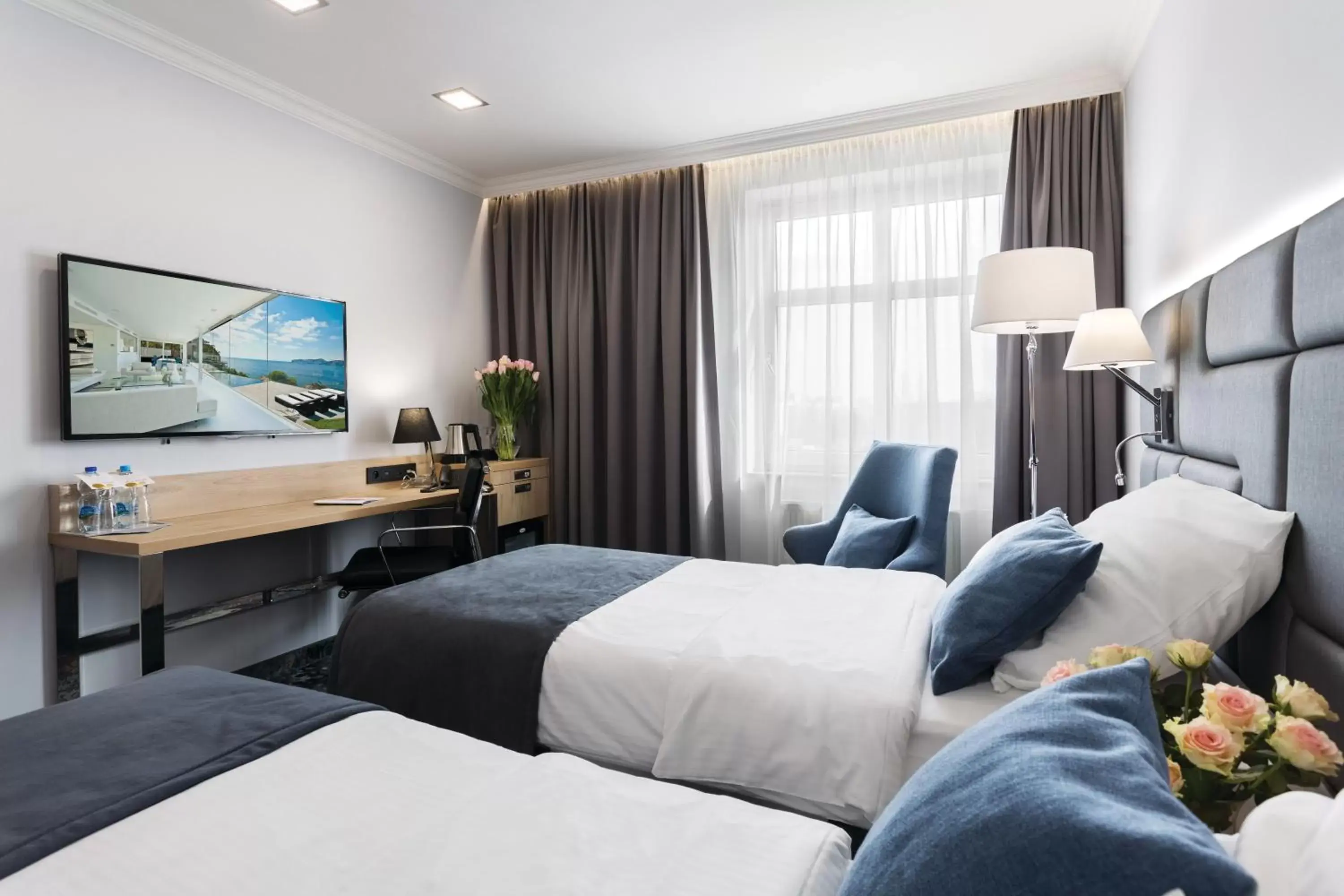 Bed in Hotel Włoski Italia Boutique Old Town Poznań Bed in Hotel Włoski Italia Boutique Old Town Poznań