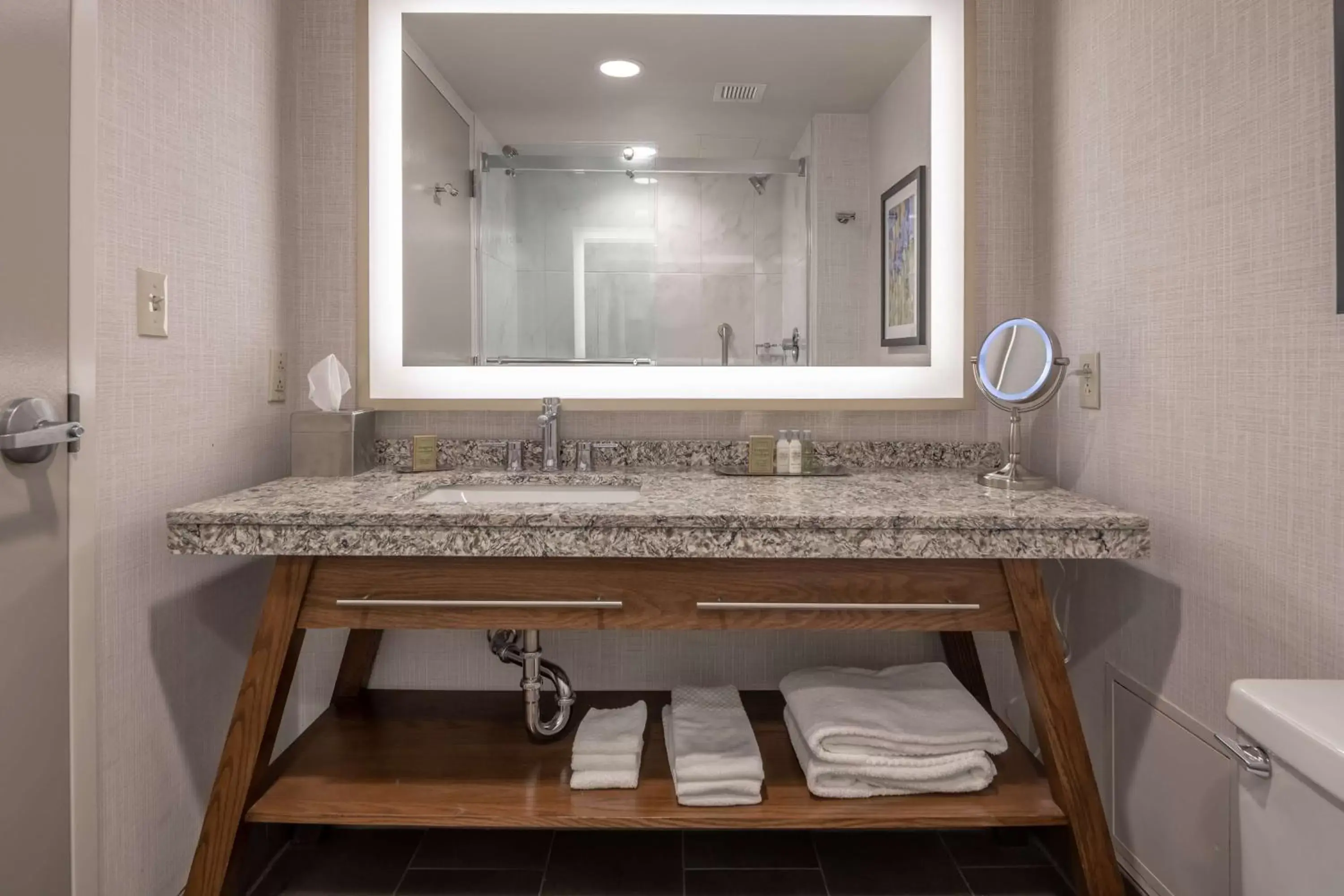 Bathroom in DoubleTree by Hilton Dallas-Farmers Branch