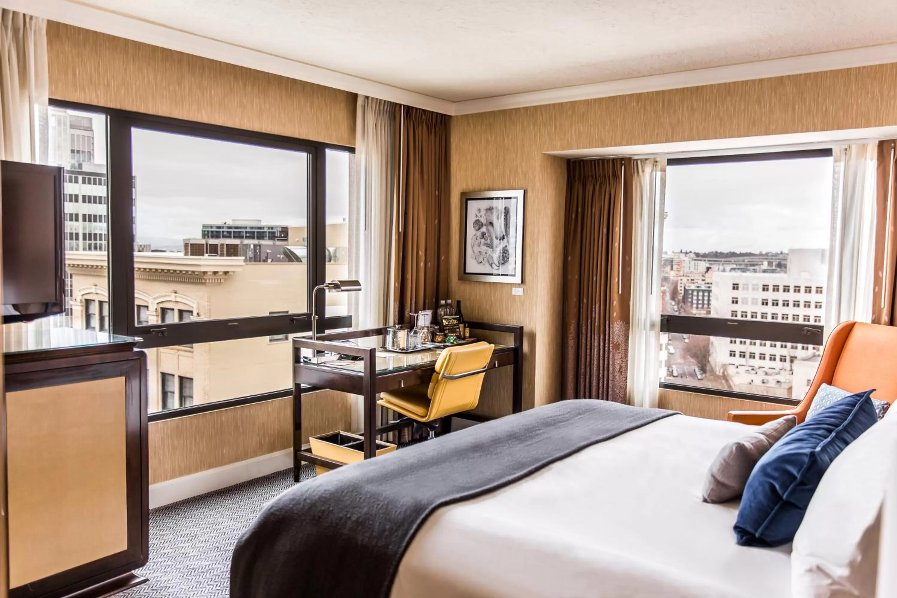 City view, Bed in Dossier