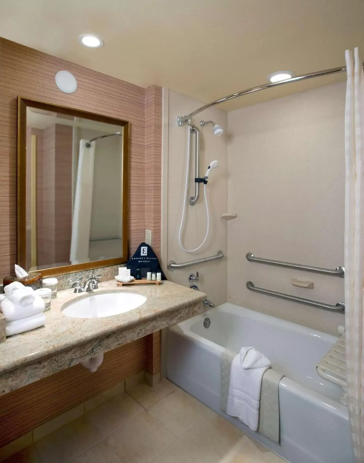 Bathroom in Embassy Suites Loveland Hotel, Spa & Conference Center