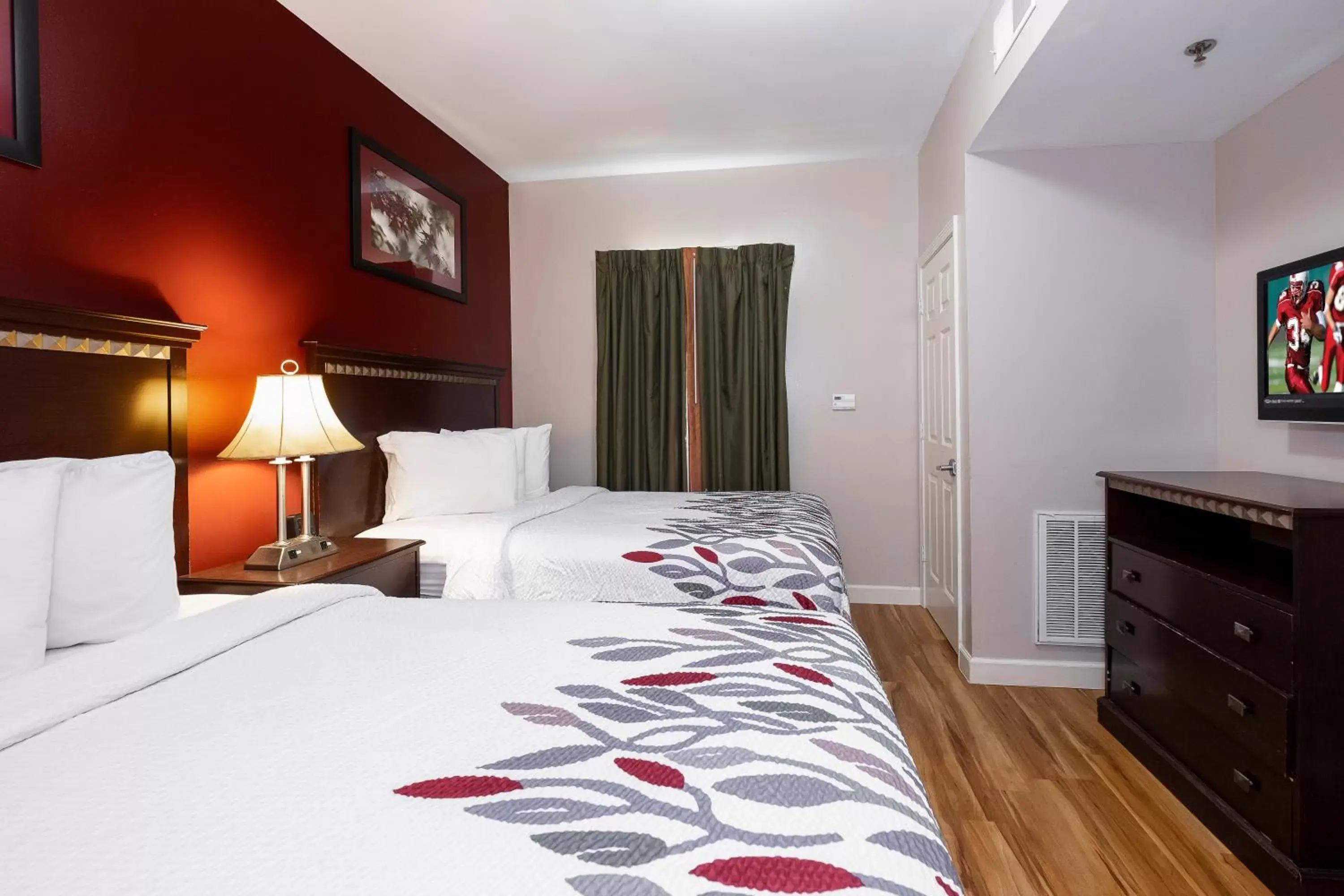 Bedroom, Room Photo in Red Roof Inn & Suites Wilson