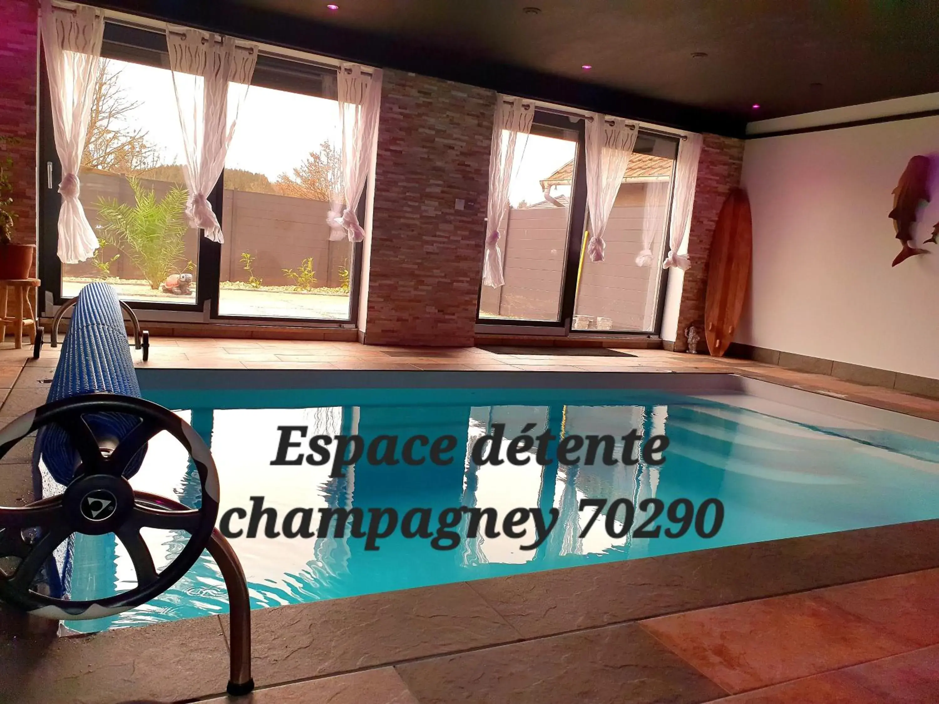 Pool view, Swimming Pool in espace detente champagney