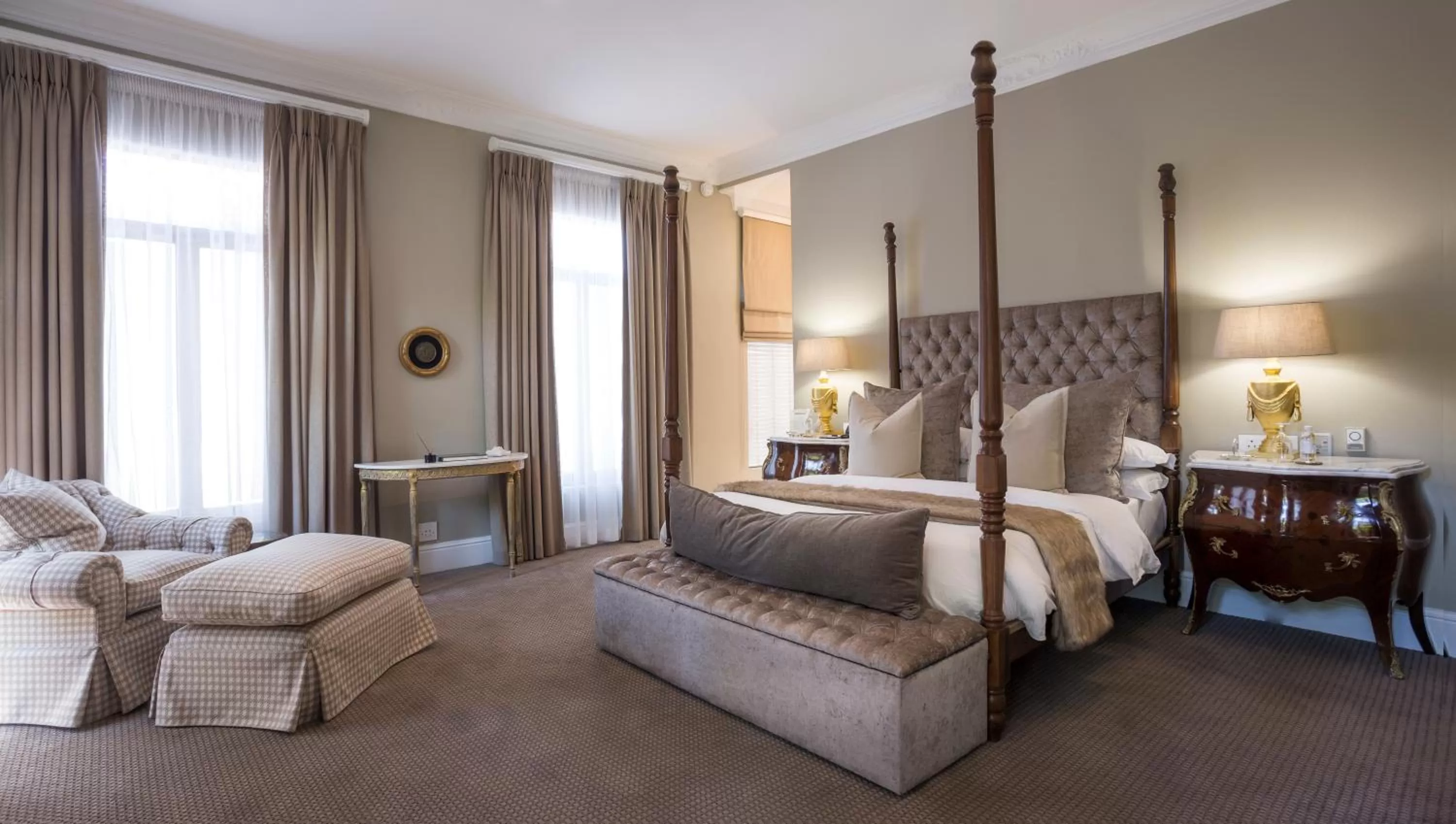 Decorative detail, Bed in Fairlawns Boutique Hotel & Spa