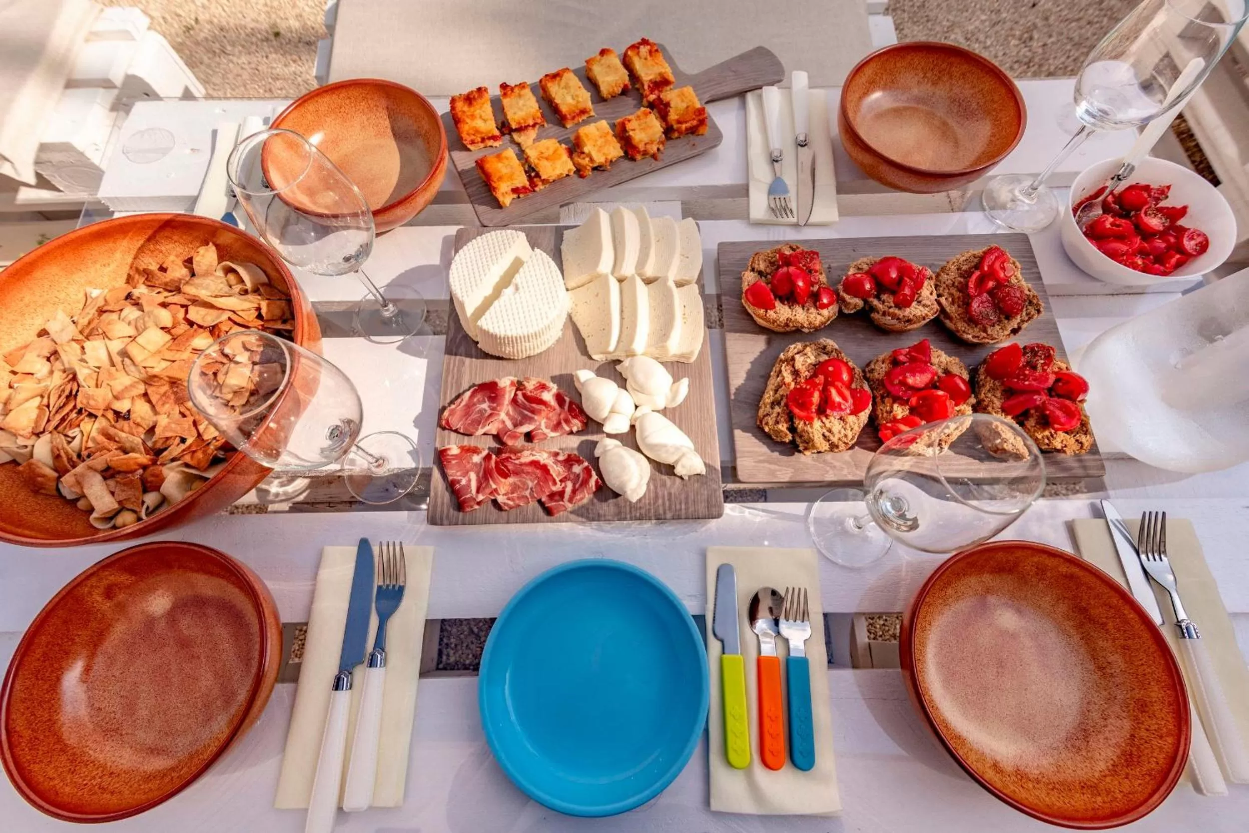 Continental breakfast in B&B Casa di Anita