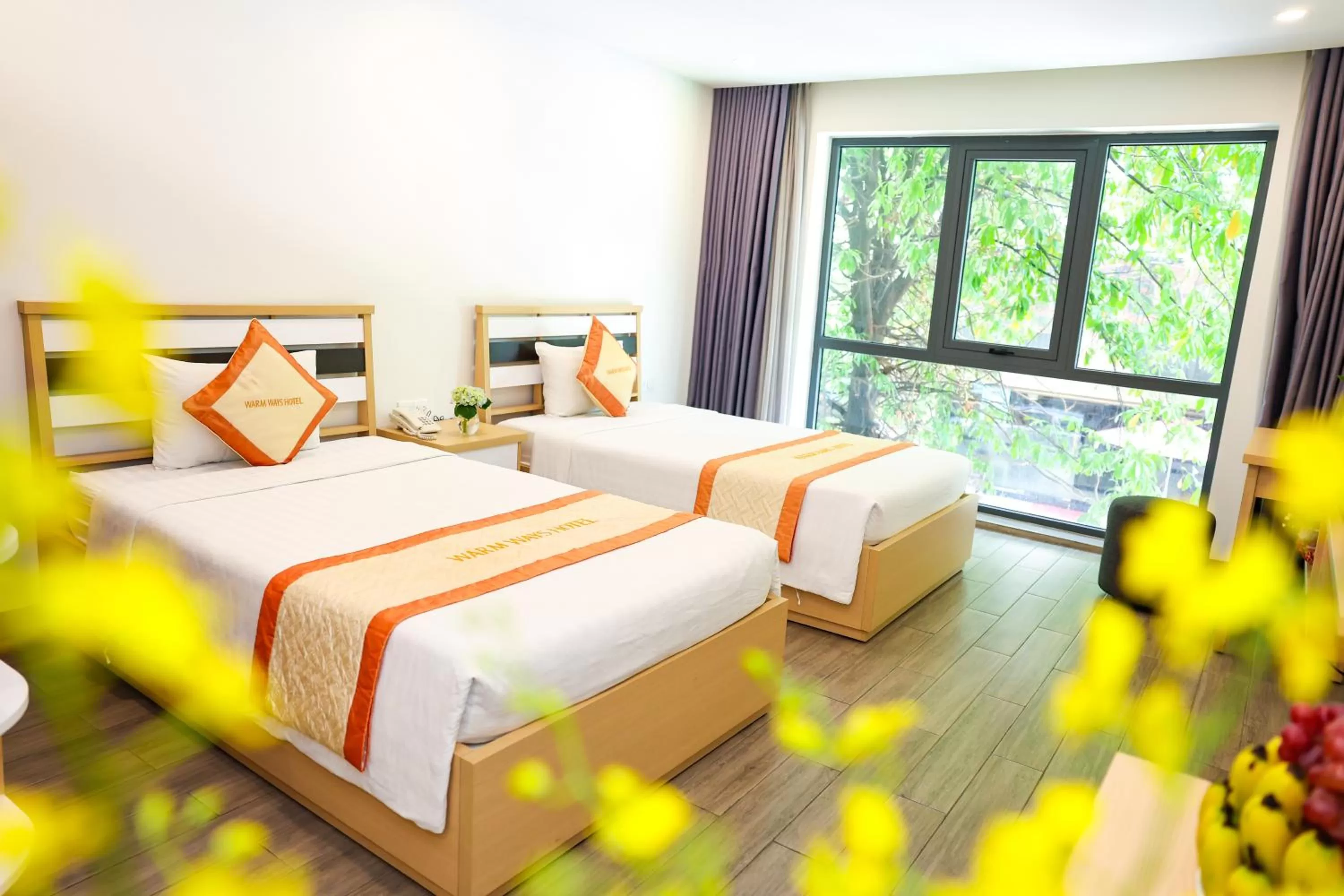 Bed in Warm Ways Hotel & Serviced Apartments