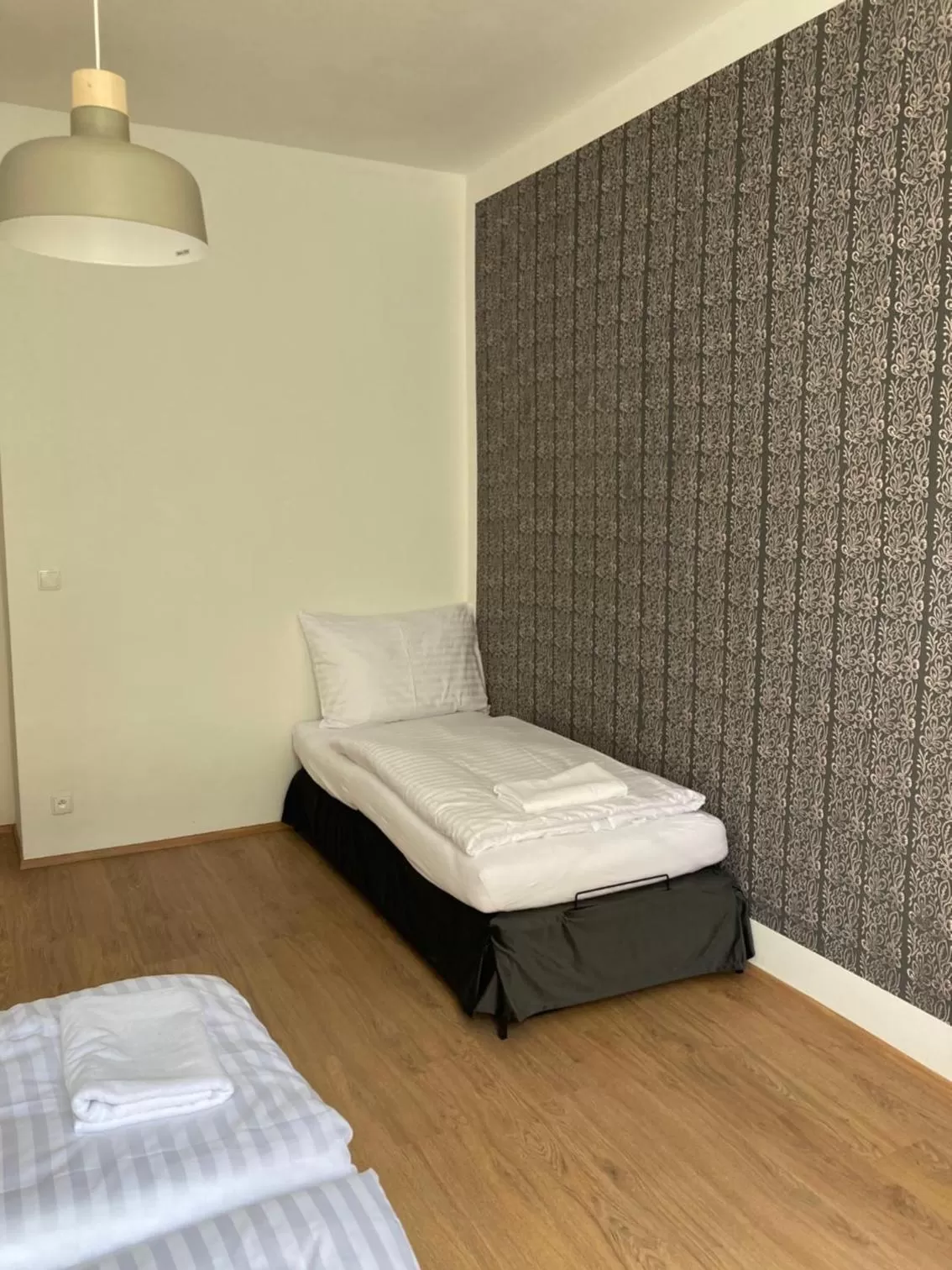 Bed in Žižkov tower suites