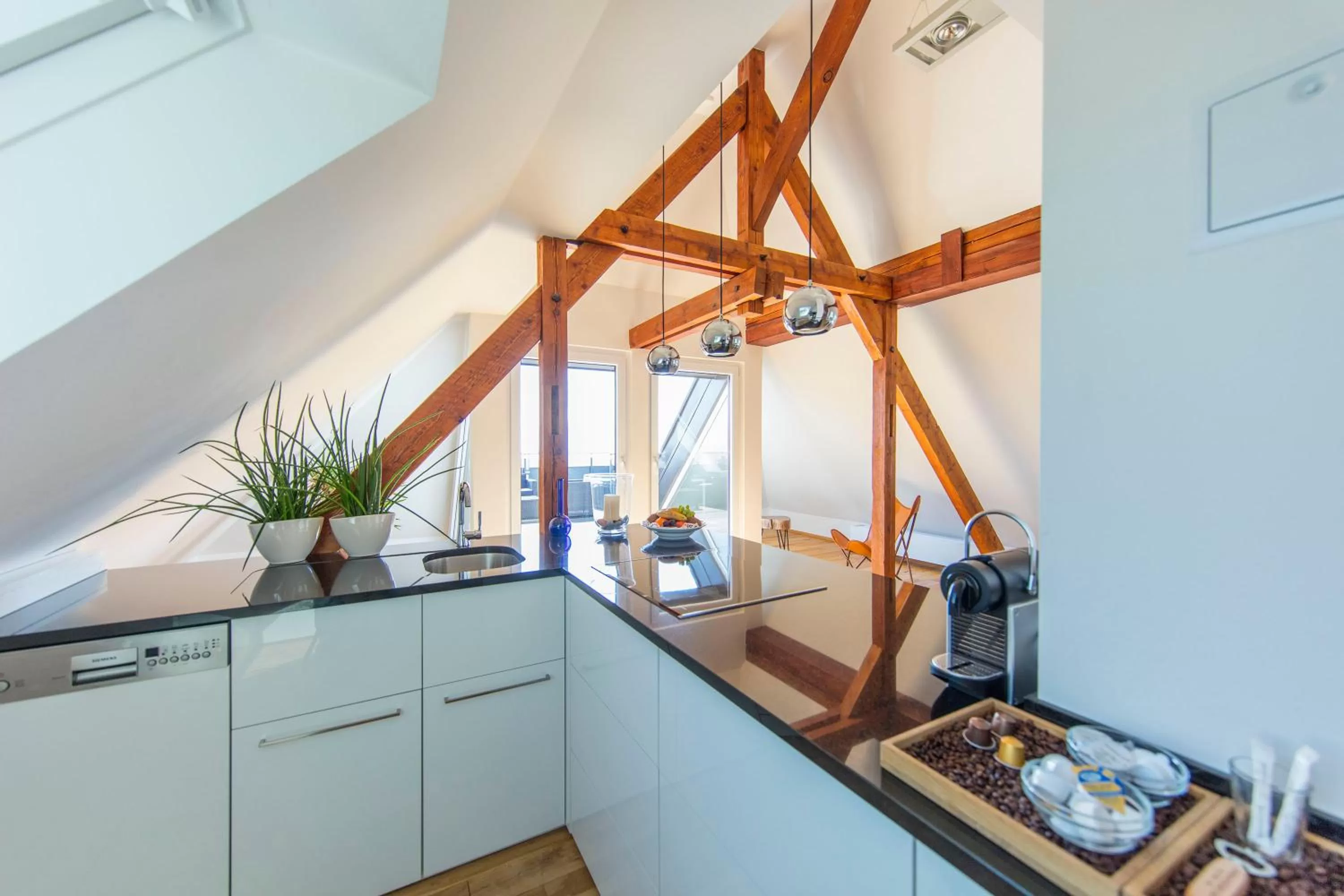 Kitchen or kitchenette in Bodensee-Hotel Sonnenhof