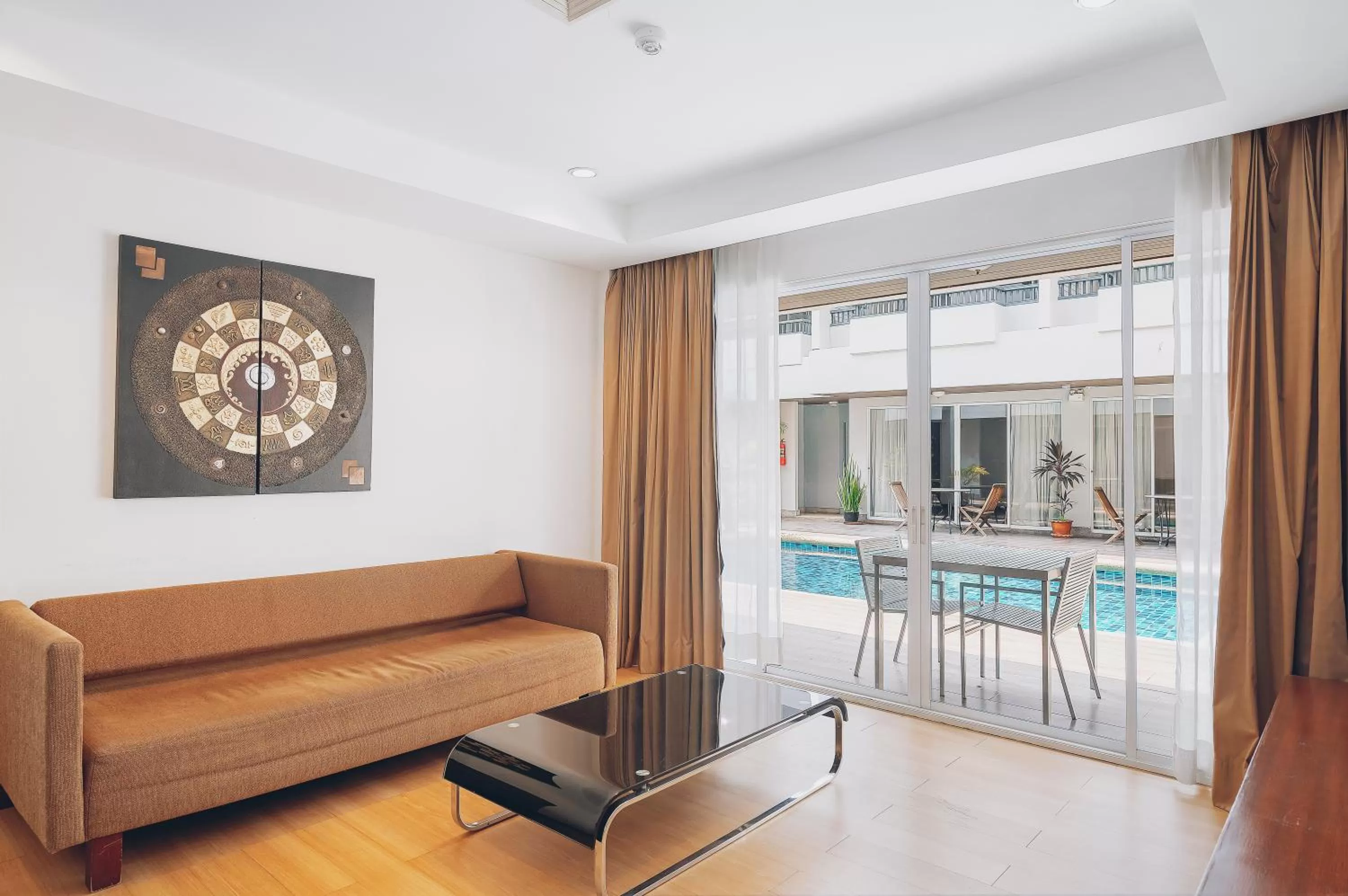 Living room, Pool View in The Dale Pattaya Boutique and Spa