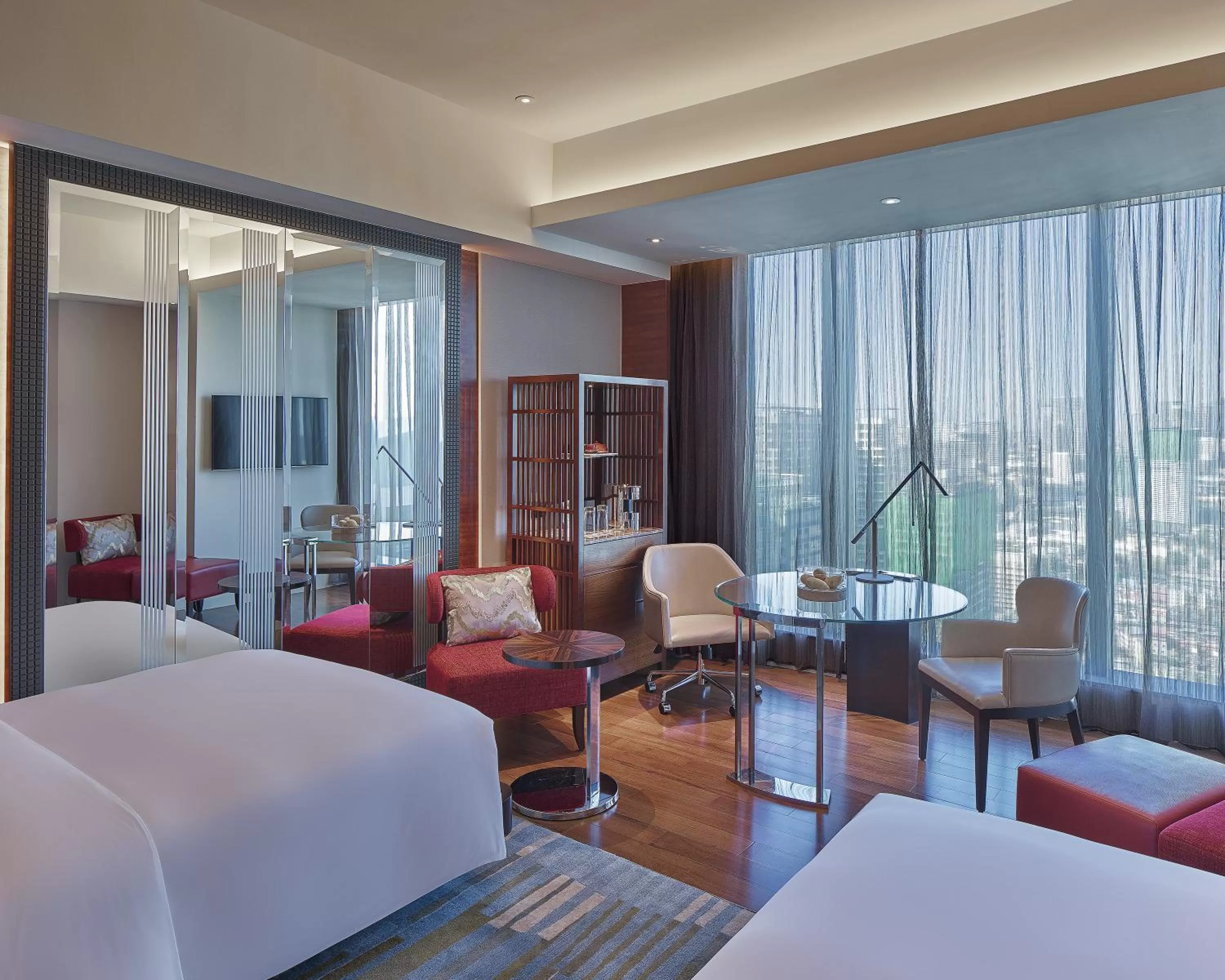 Deluxe Double Room with Two Double Beds - Club Access in Grand Hyatt Manila