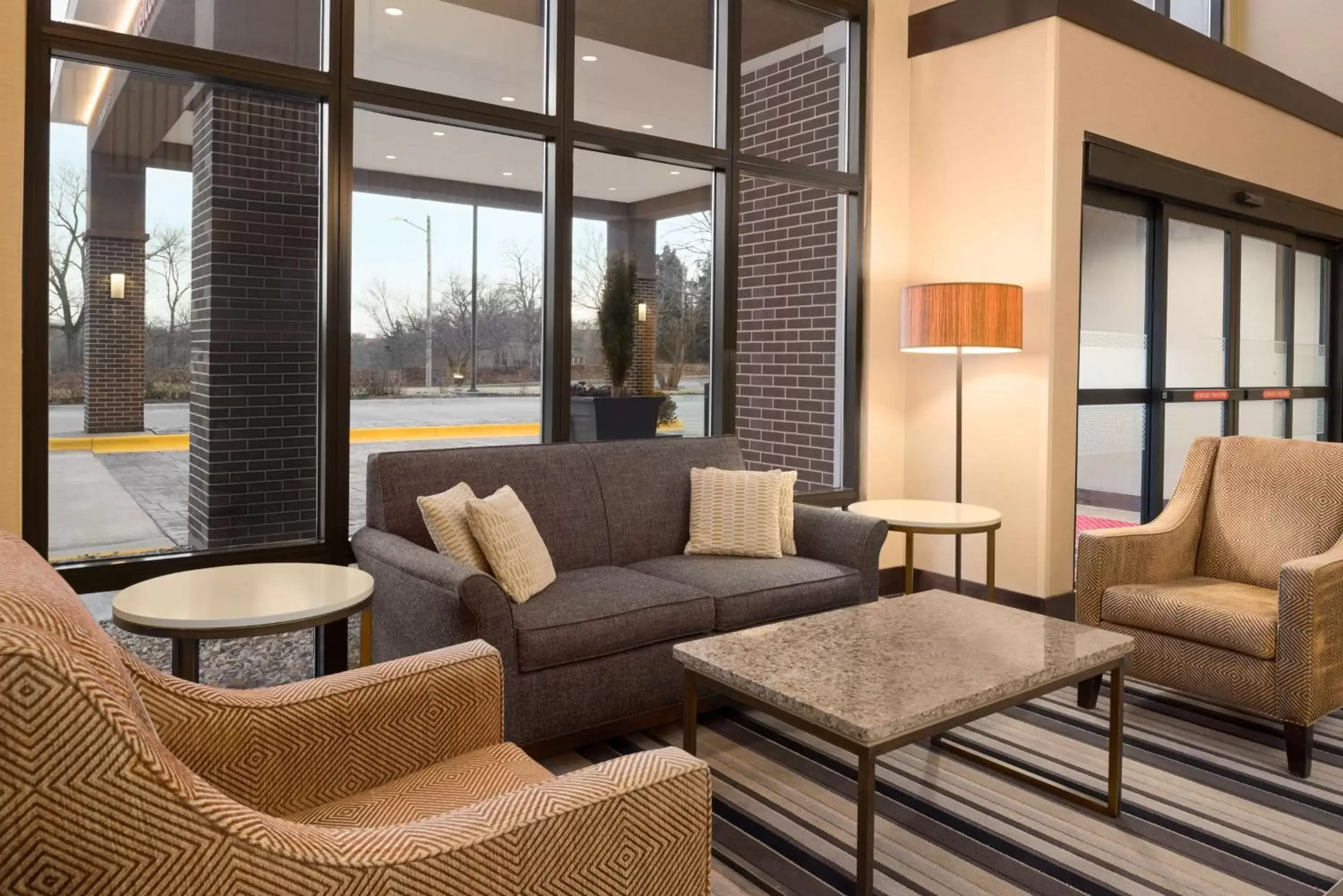 Lobby or reception, Seating Area in Hampton Inn Lawrence