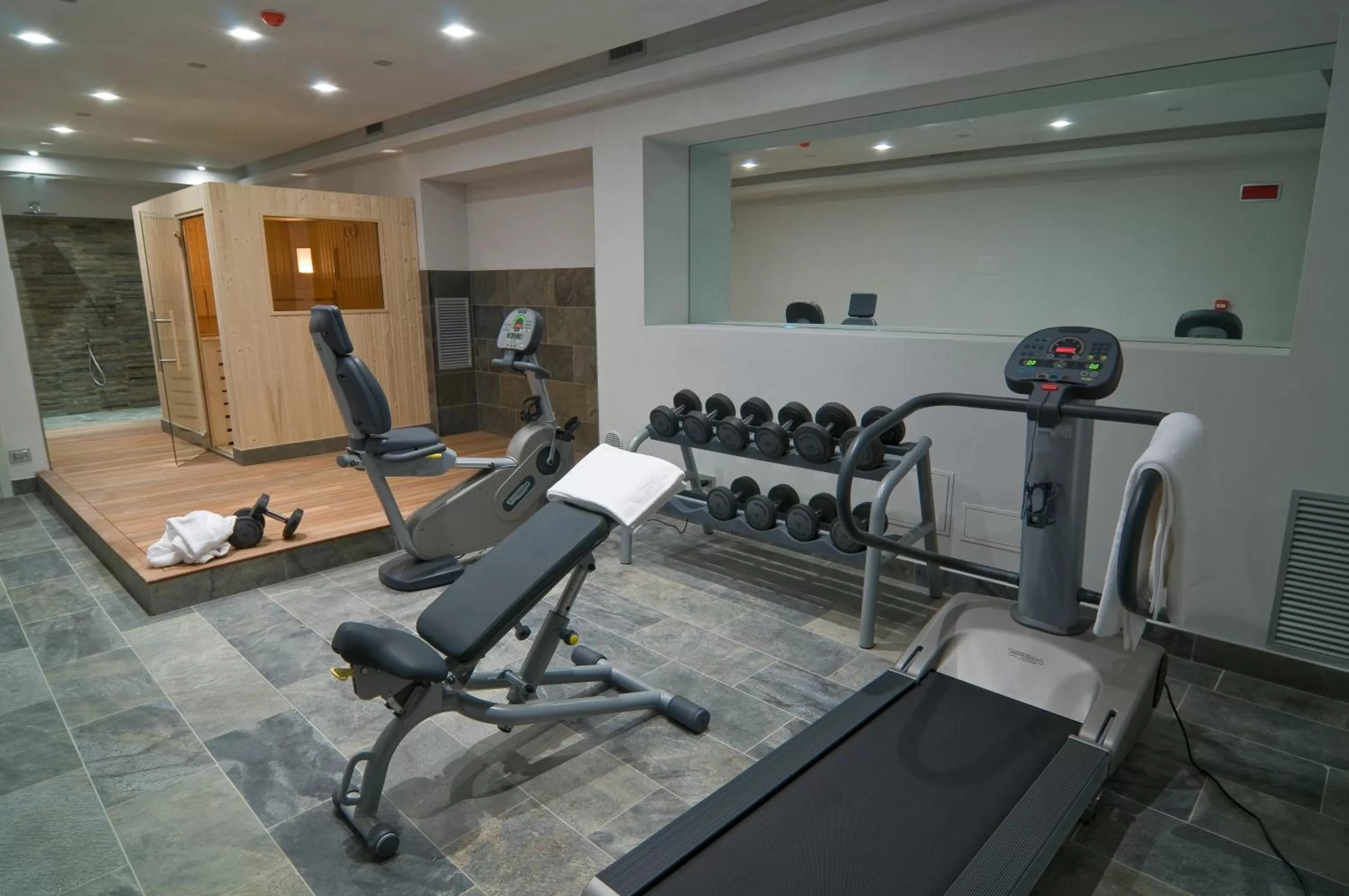 Fitness centre/facilities in Hotel Di Varese