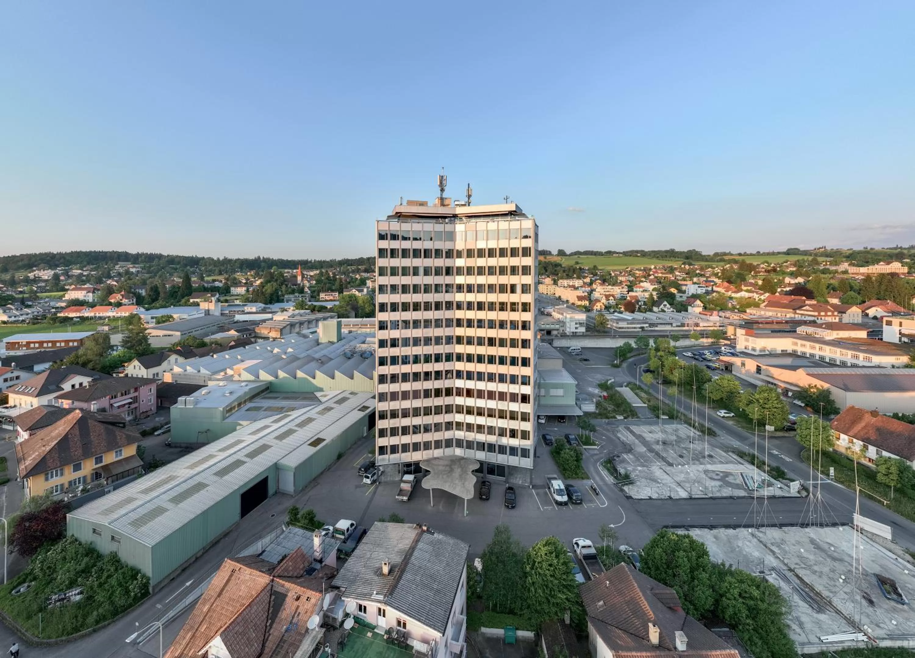 Property building in b-smart hotel Menziken